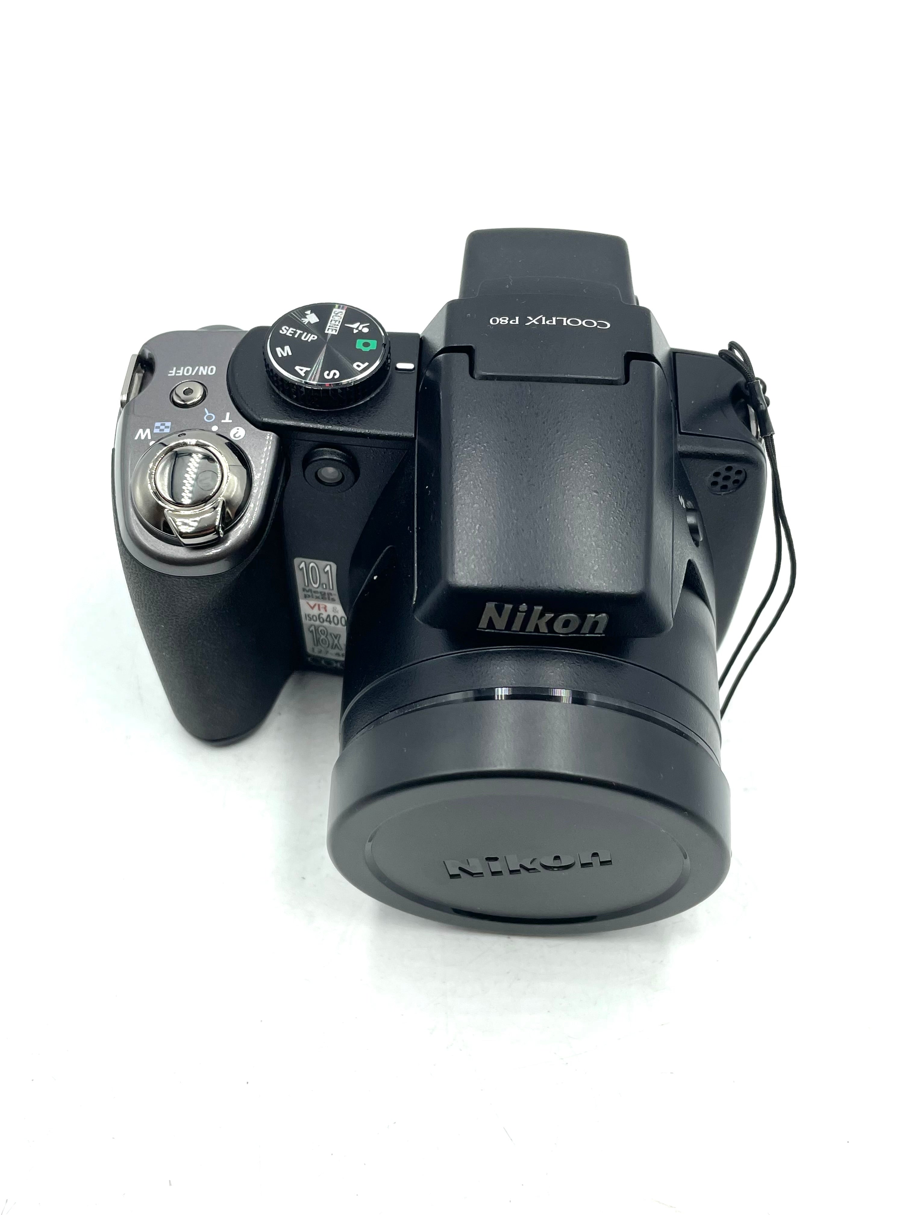 USED Nikon Coolpix P80 Digital Point and Shoot Camera