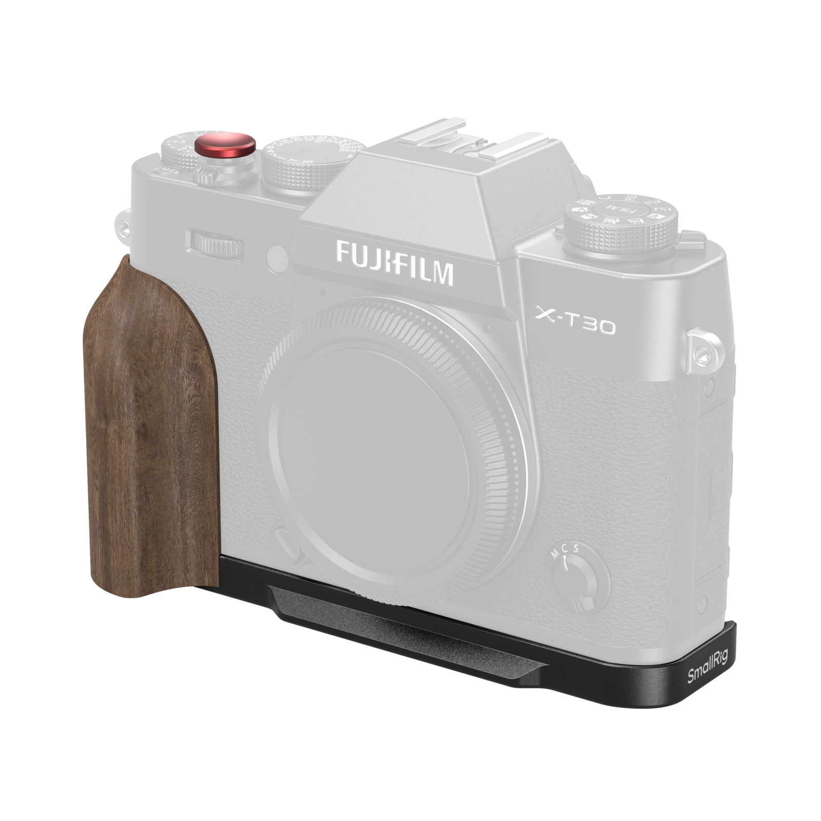 SmallRig L-Shaped Wooden Grip for FUJIFILM X-T30 Series (Black)