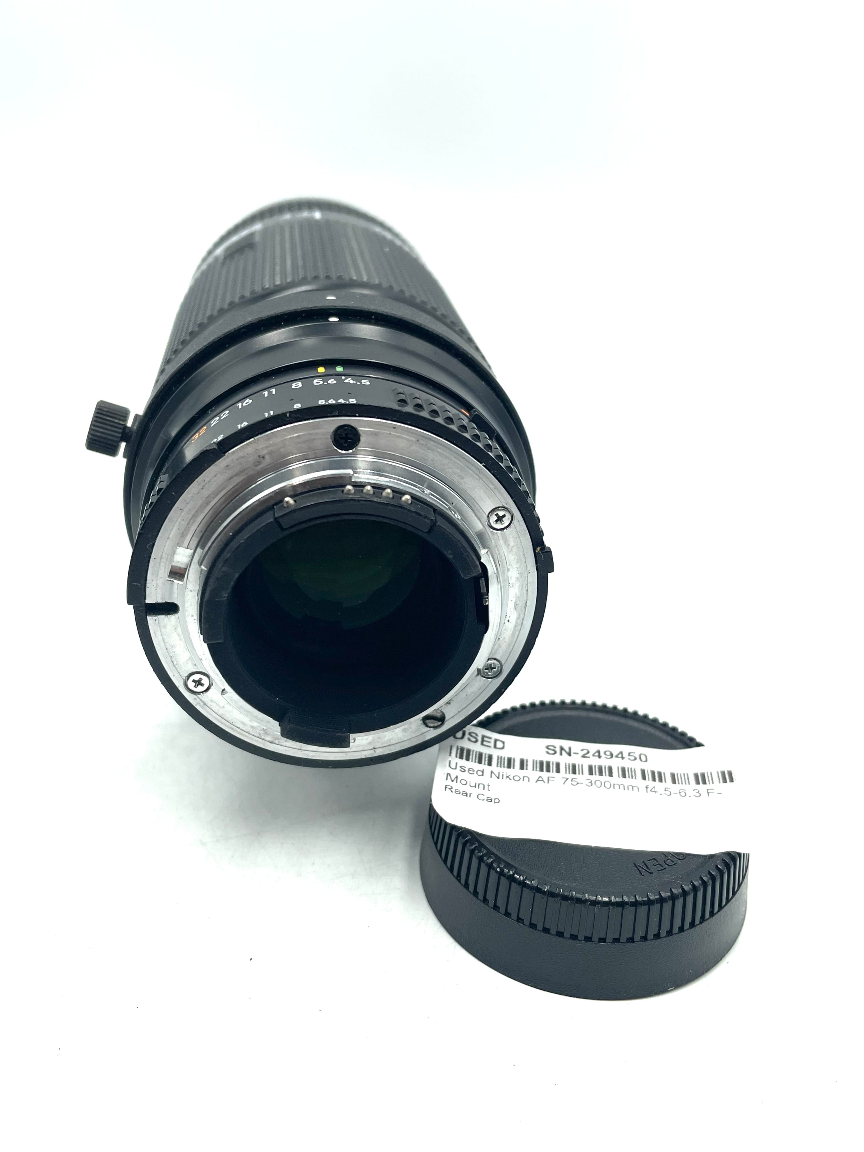 Used Nikon 75-300mm f4.5-6.3 AF (F-Mount)