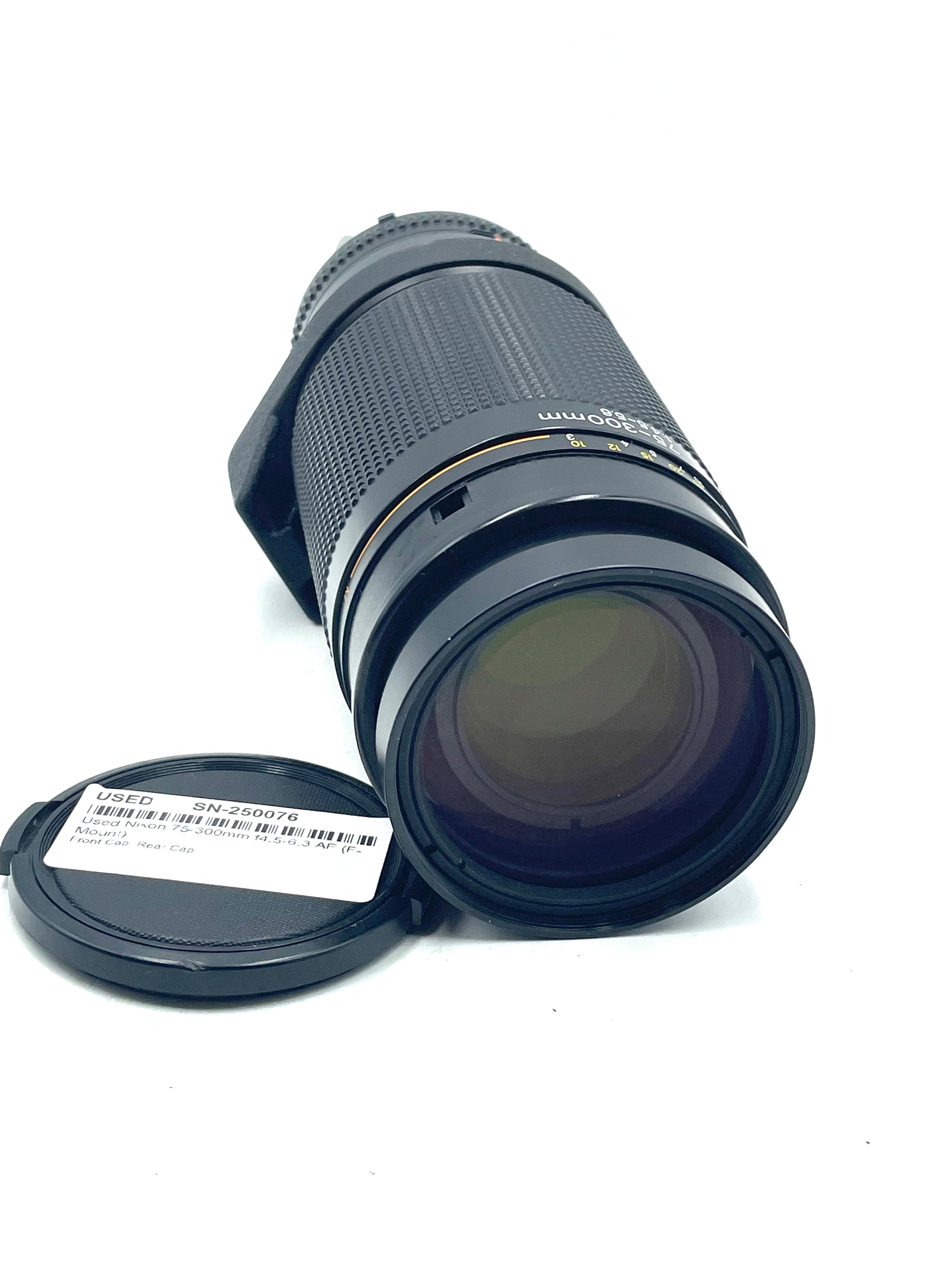 Used Nikon 75-300mm f4.5-6.3 AF (F-Mount)