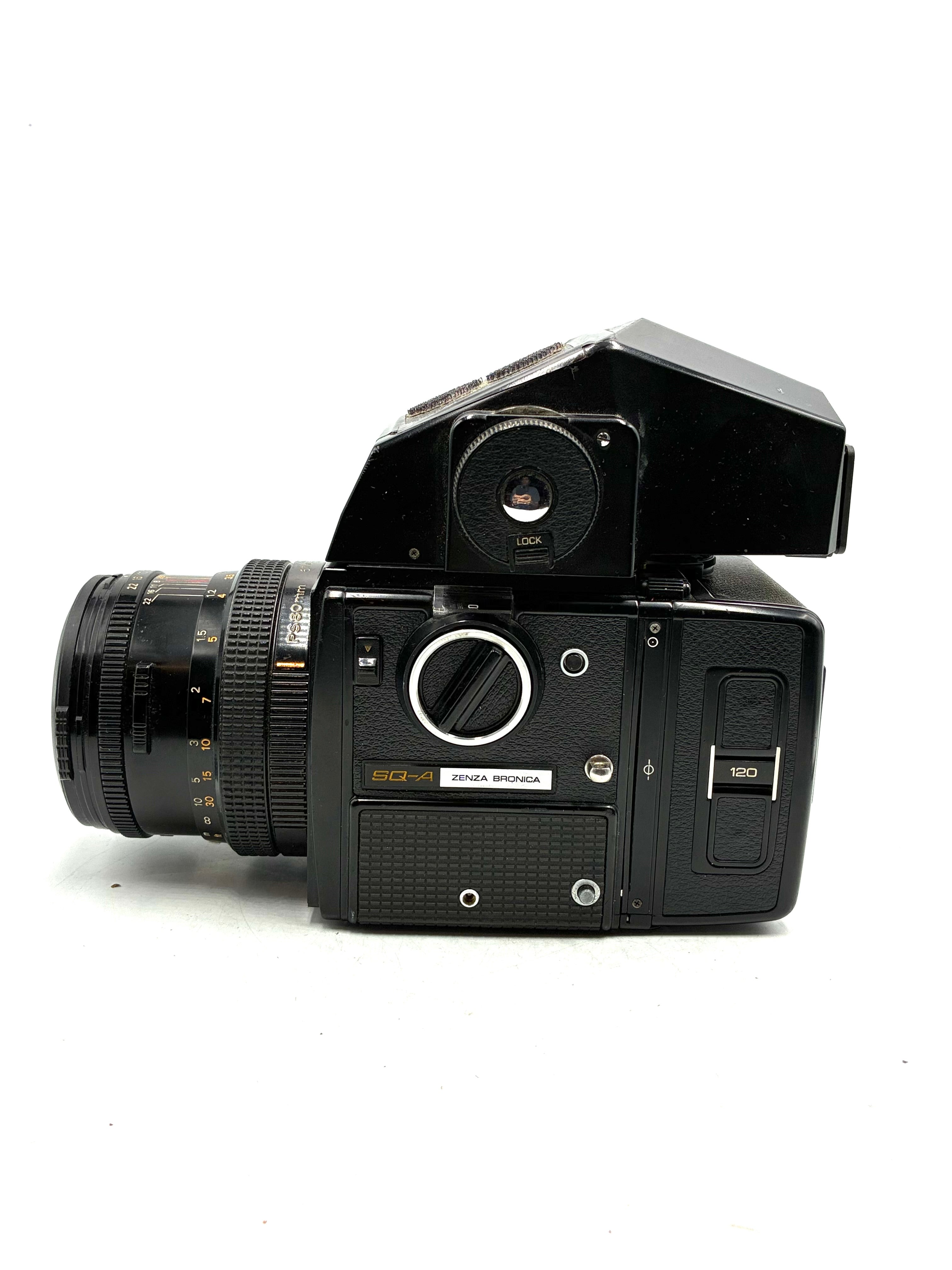 Zenza Bronica SQ-A w/ 80mm f/2.8,120 6x6 Back & Prism Finder - AS-IS/PARTS (READ) (0081)