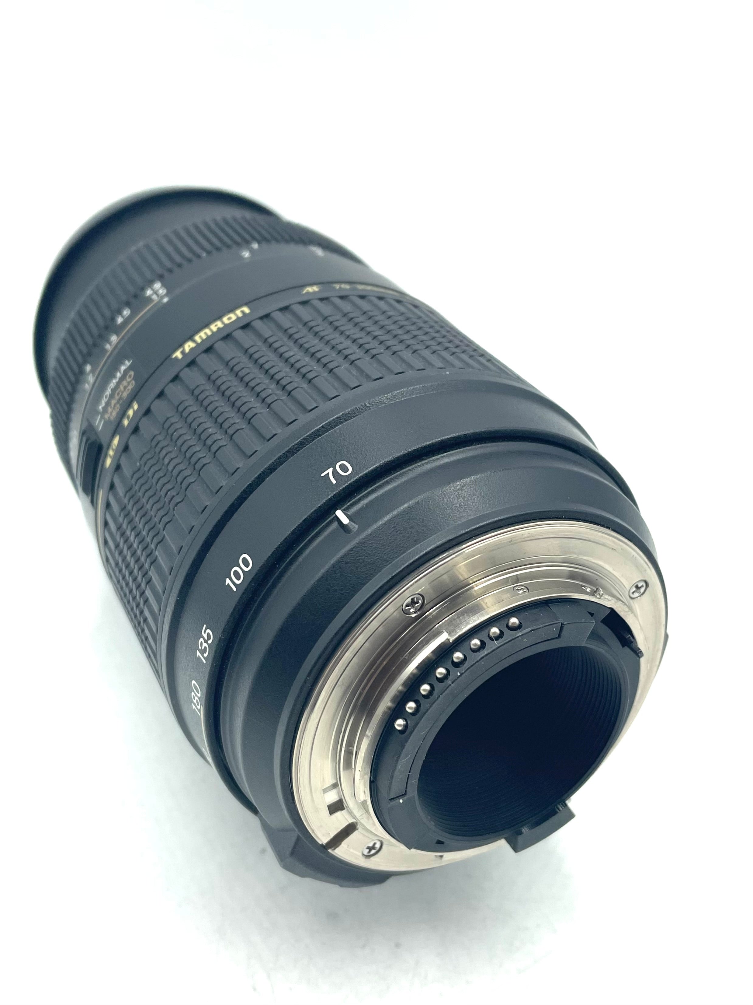 Used Tamron 70-300 F4-5.6 Non VC W/ Lens hood (Nikon Mount)