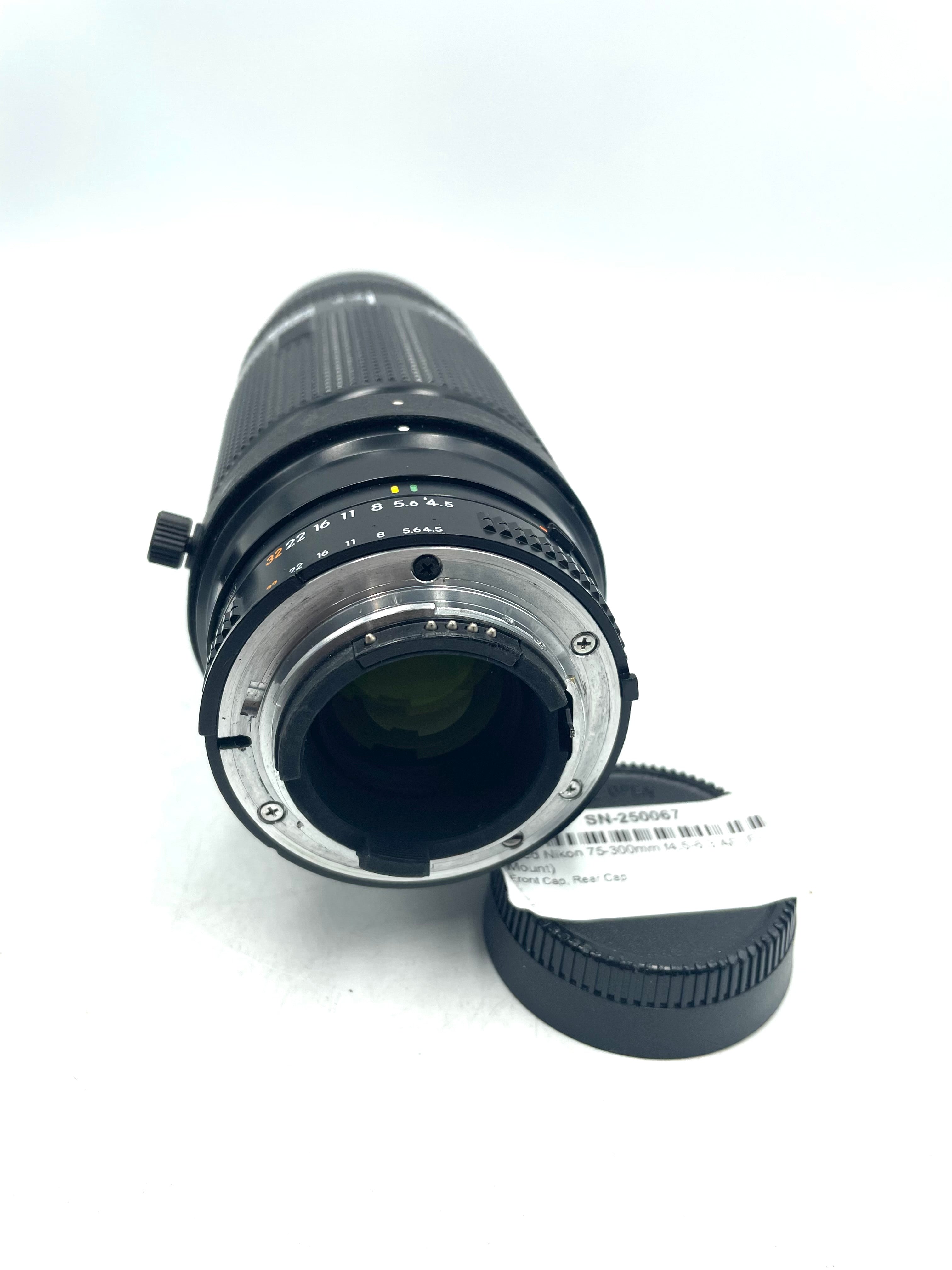 Used Nikon 75-300mm f4.5-6.3 AF (F-Mount)