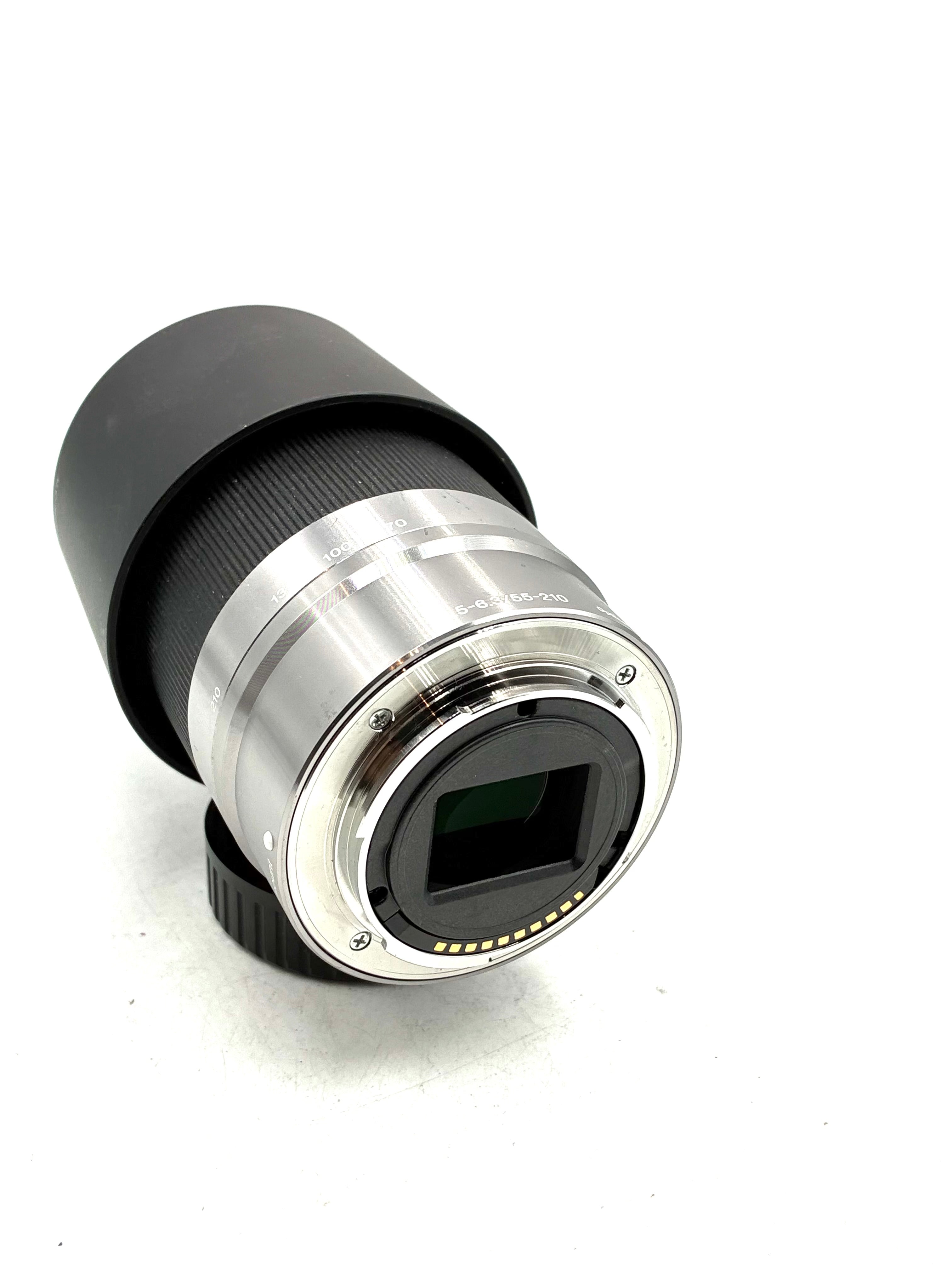 Sony E 55-210mm f/4.5-6.3 OSS (Silver) Lens - AS-IS (READ) (0078)