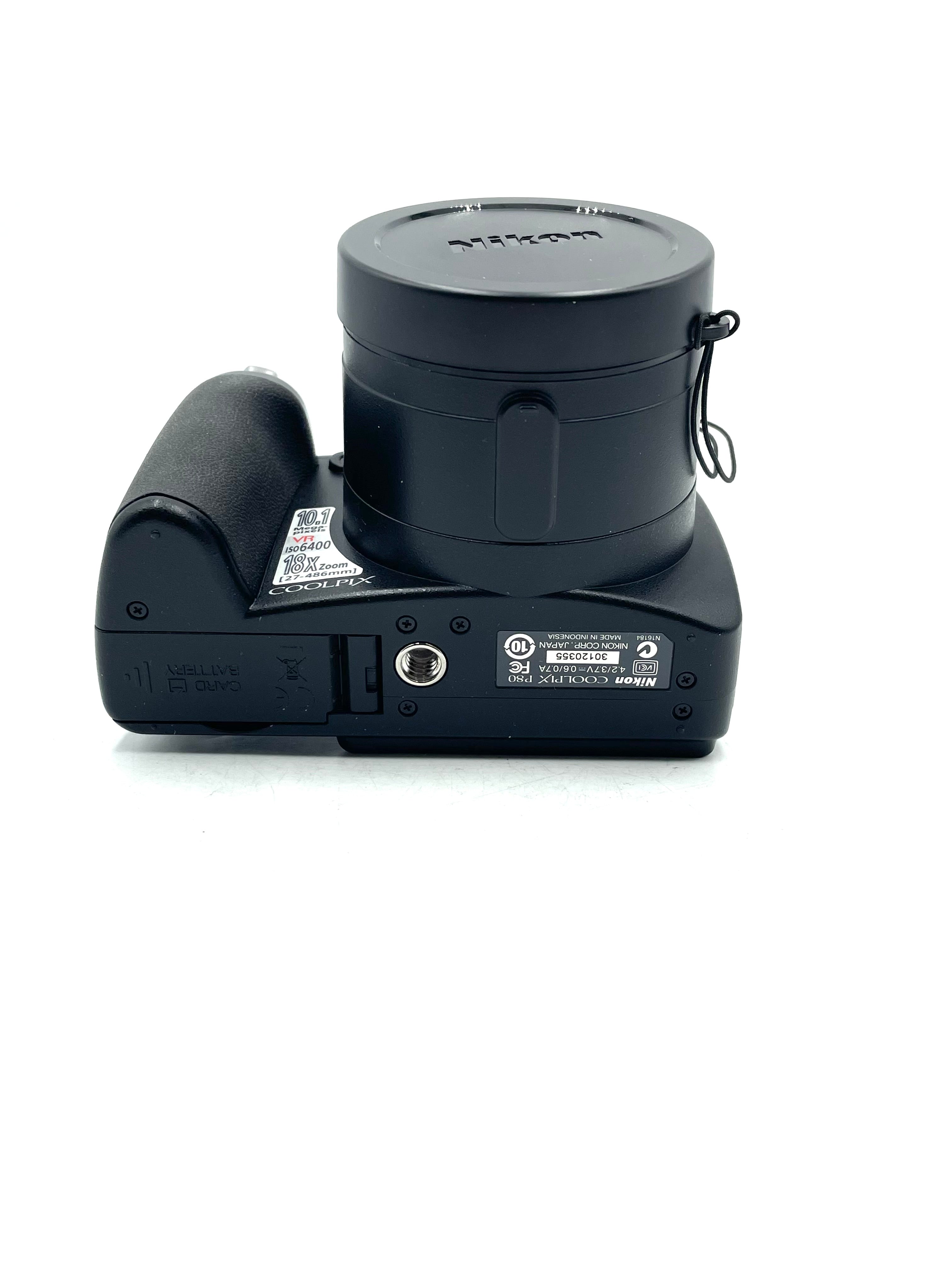 USED Nikon Coolpix P80 Digital Point and Shoot Camera