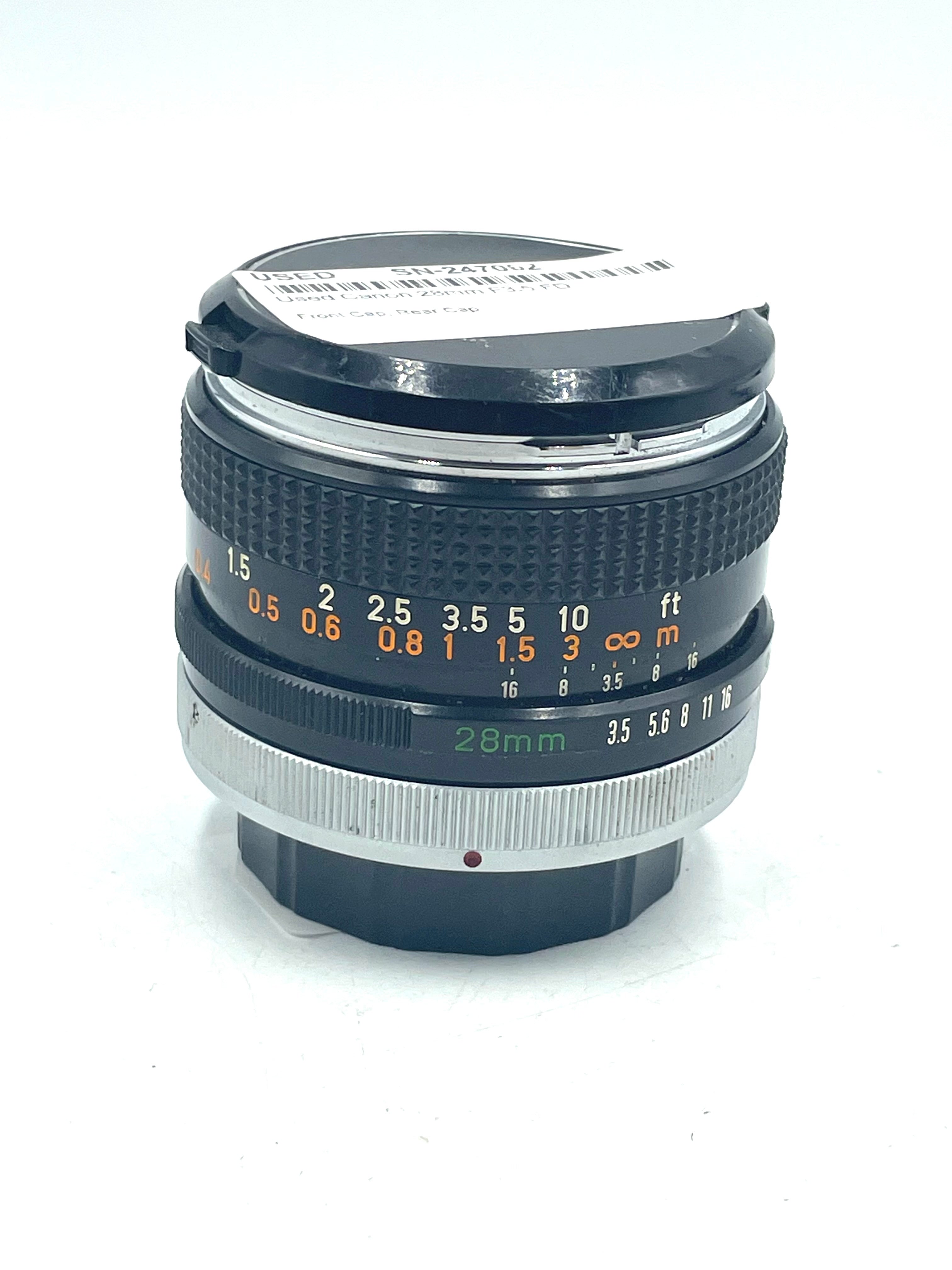 Used Canon 28mm F3.5 FD