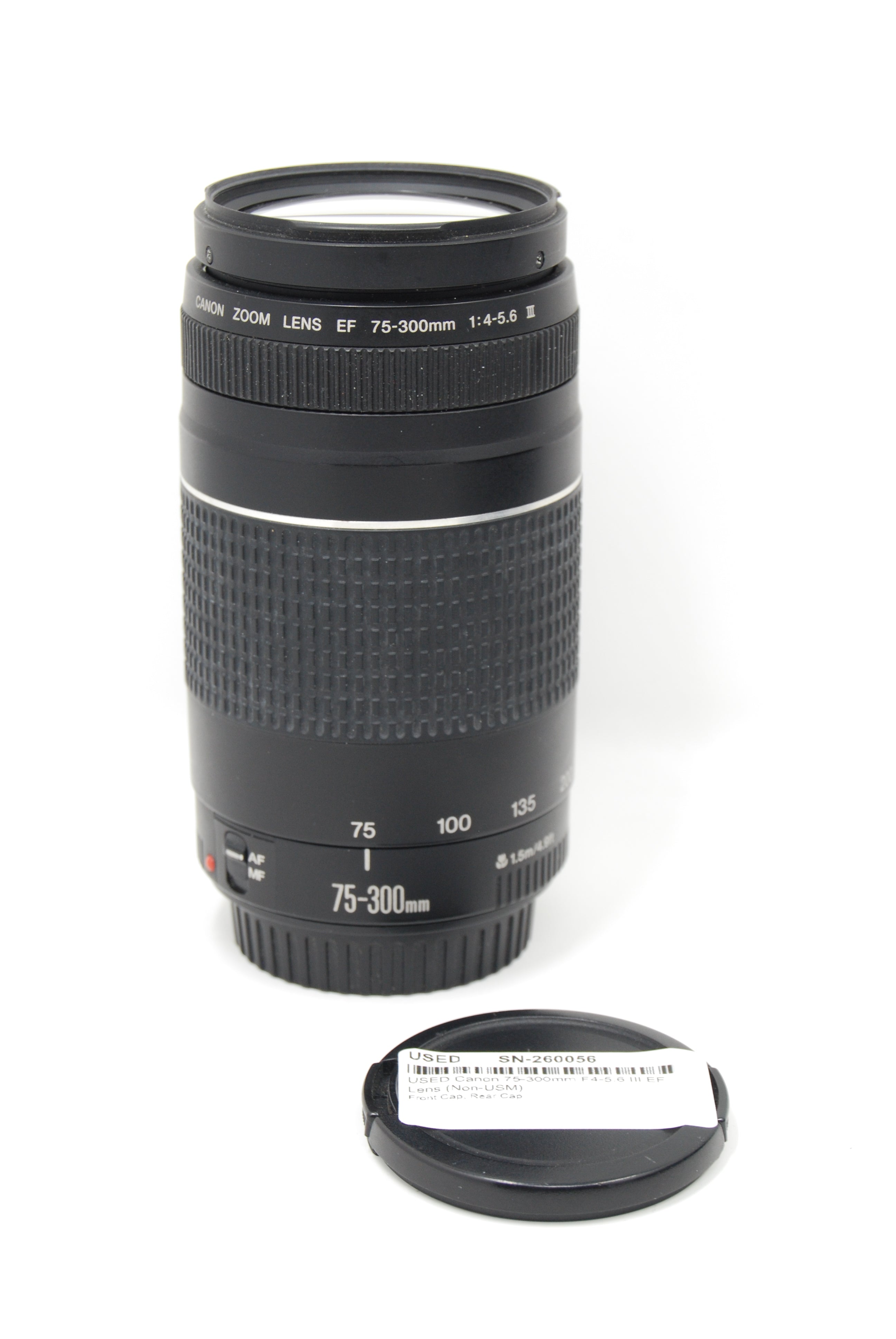 USED Canon 75-300mm F4-5.6 III EF Lens (Non-USM)