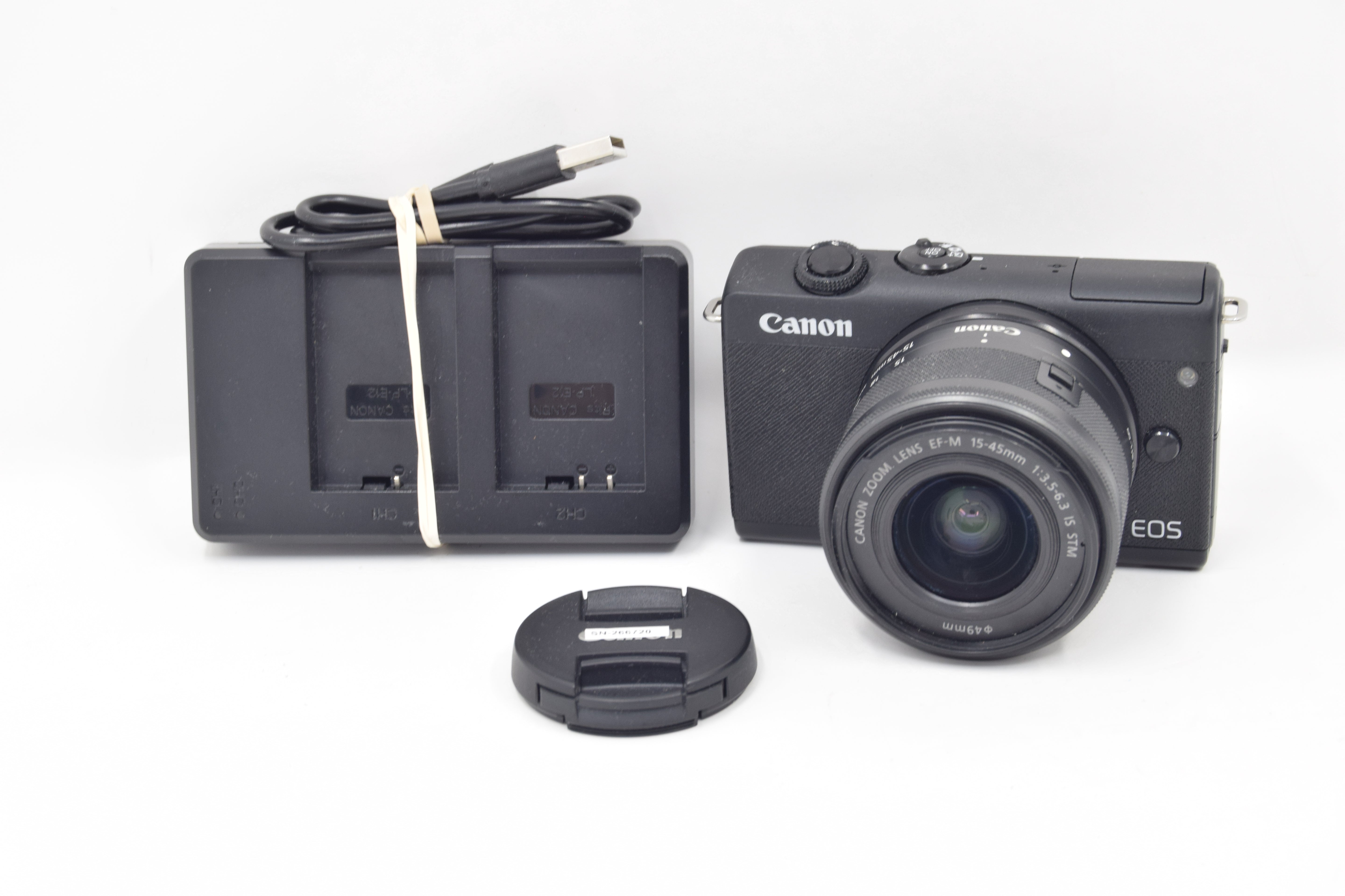Used Canon M200 Mirrorless Camera w/ 15-45mm F3.5-6.3 IS STM Lens