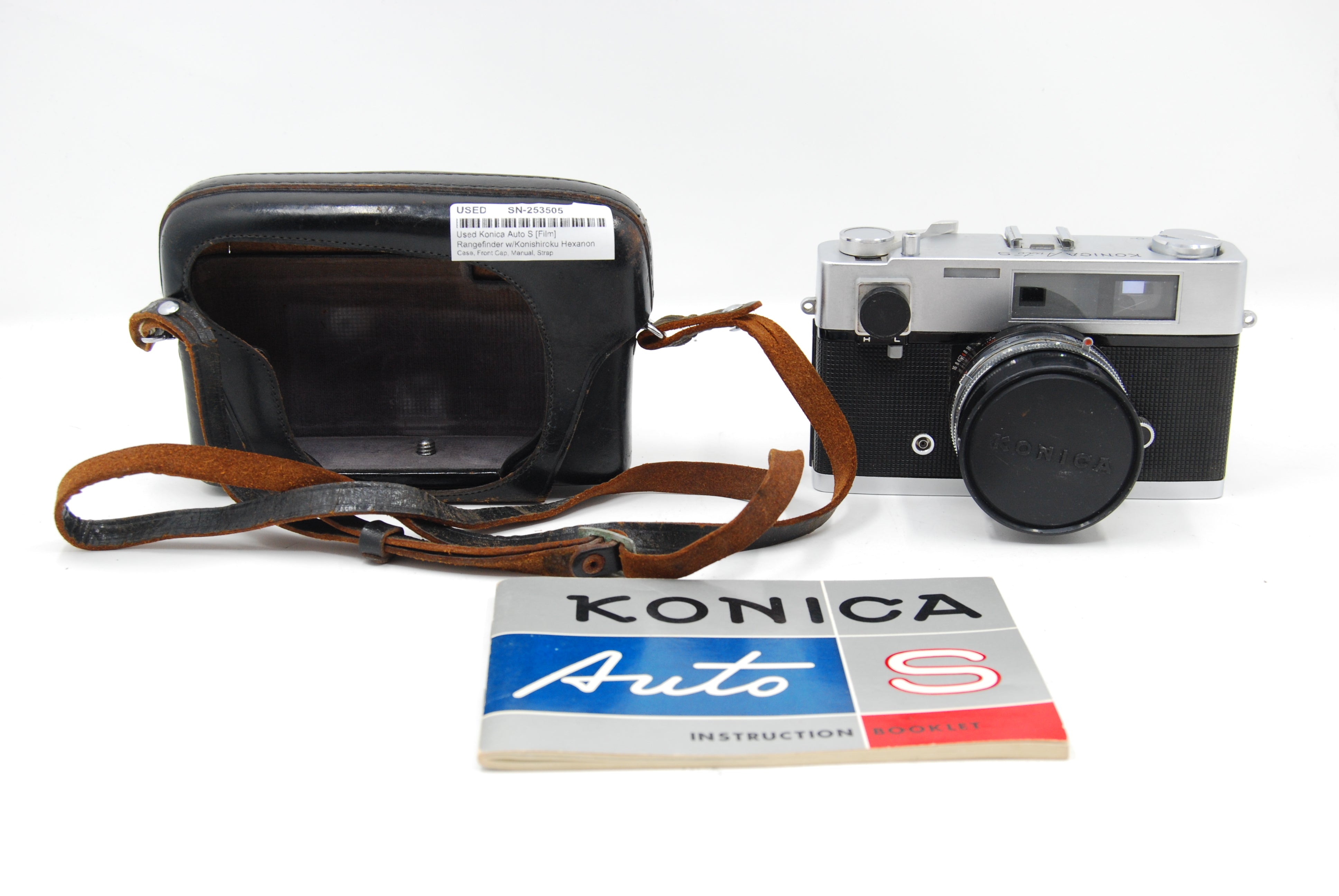 Used Konica Auto S [Film] Rangefinder w/Konishiroku Hexanon 47mm f1.9