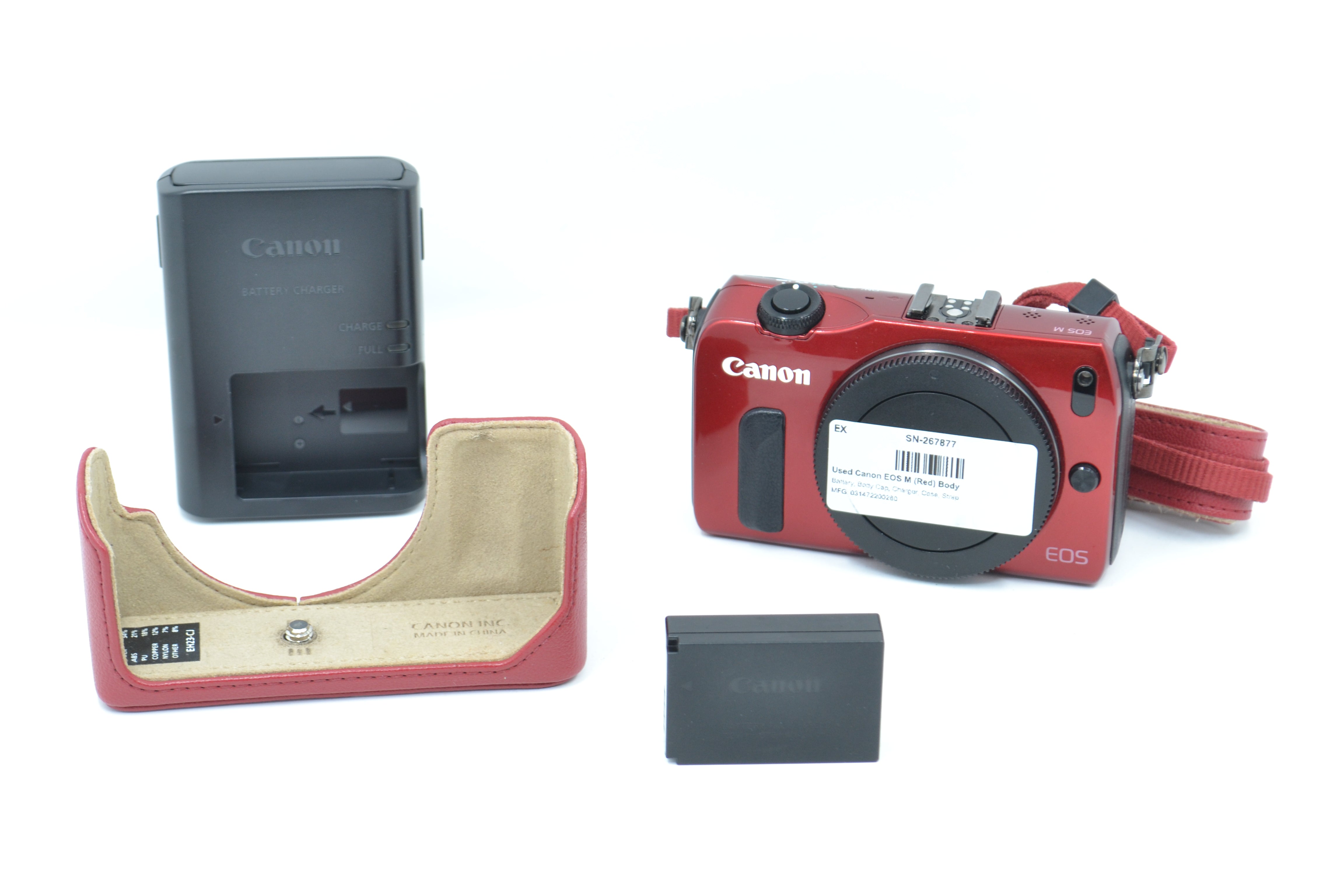 Used Canon EOS M (Red) Body