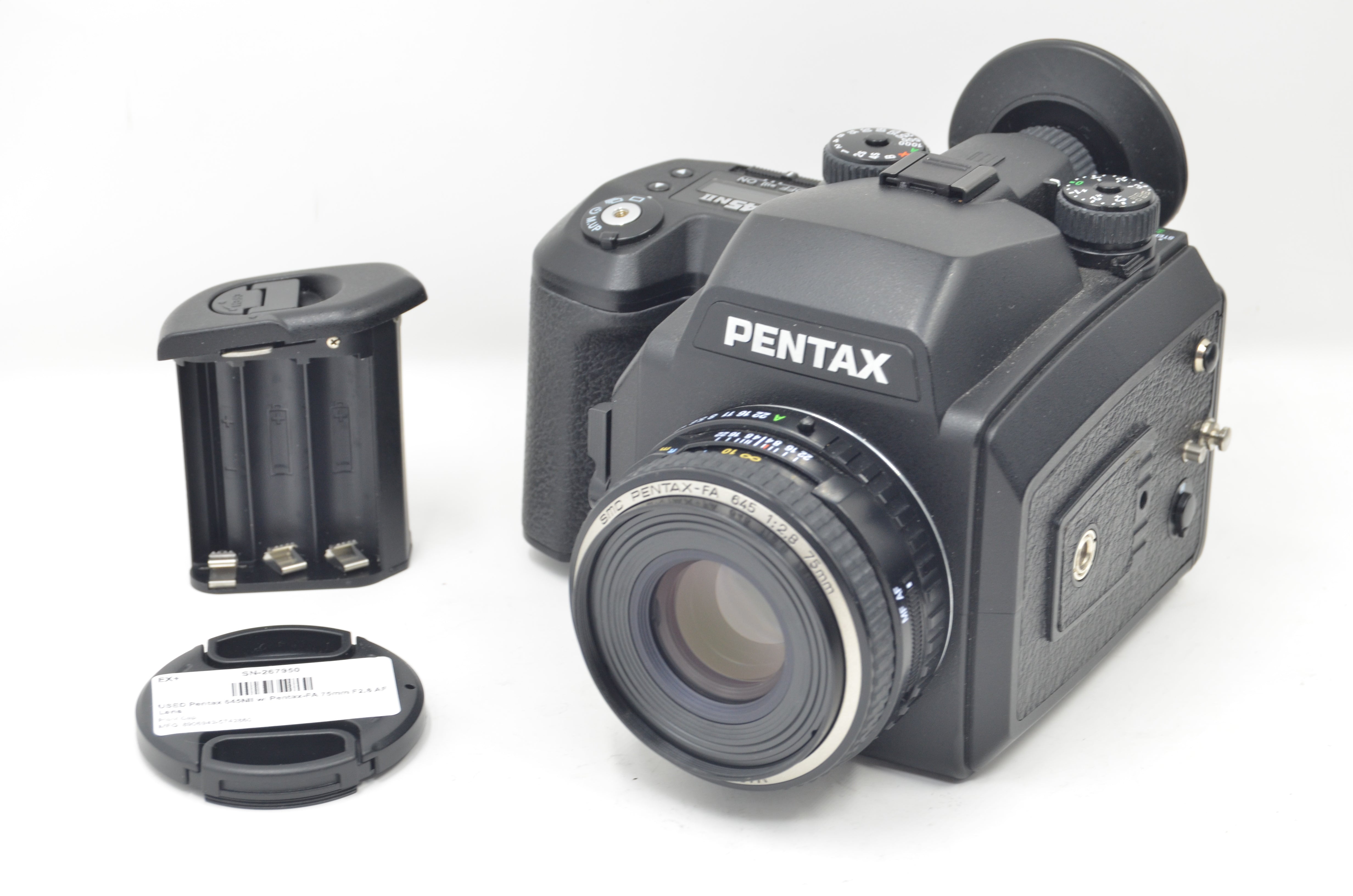 USED Pentax 645NII w/ Pentax-FA 75mm F2.8 AF Lens