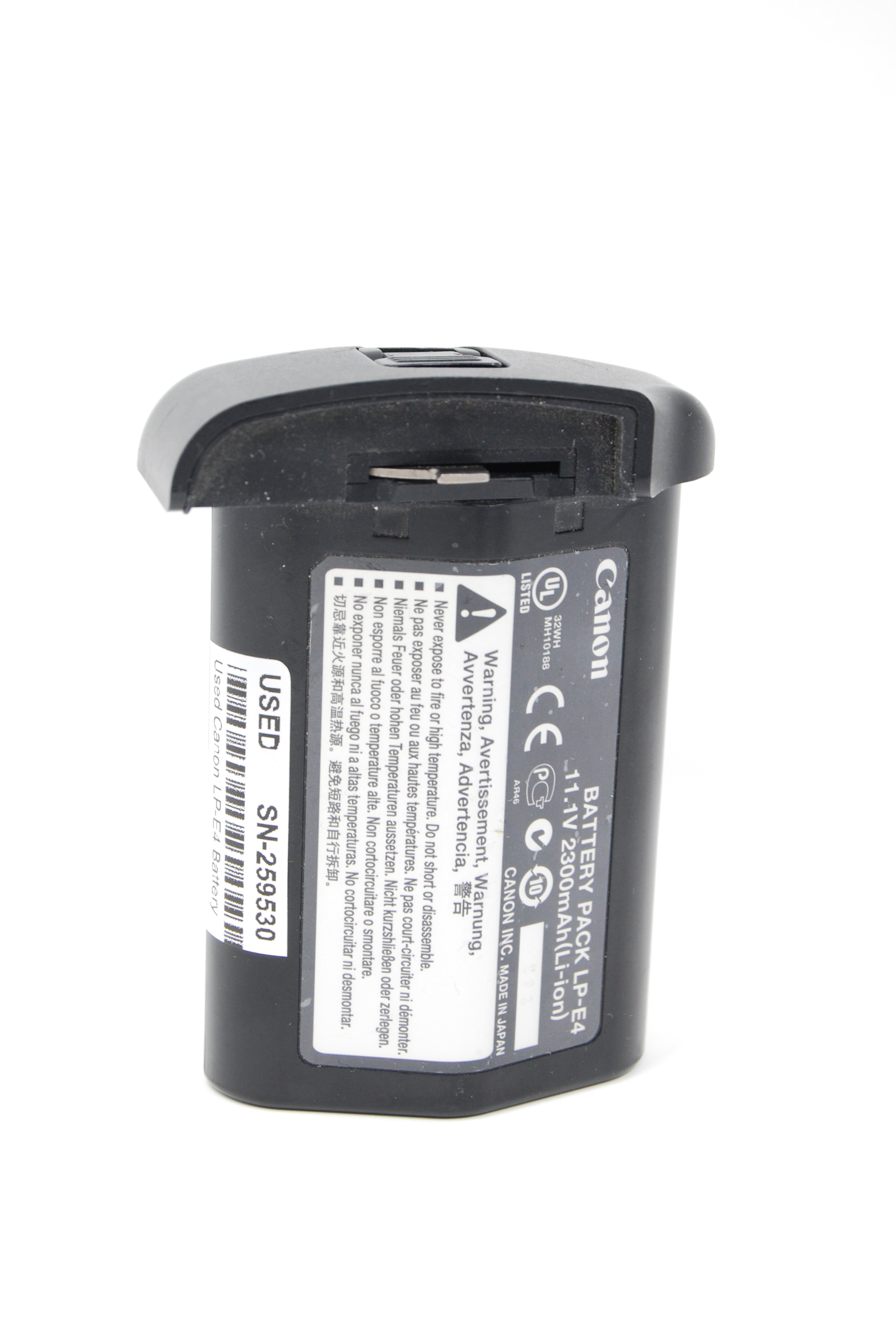 Used Canon LP-E4 Battery