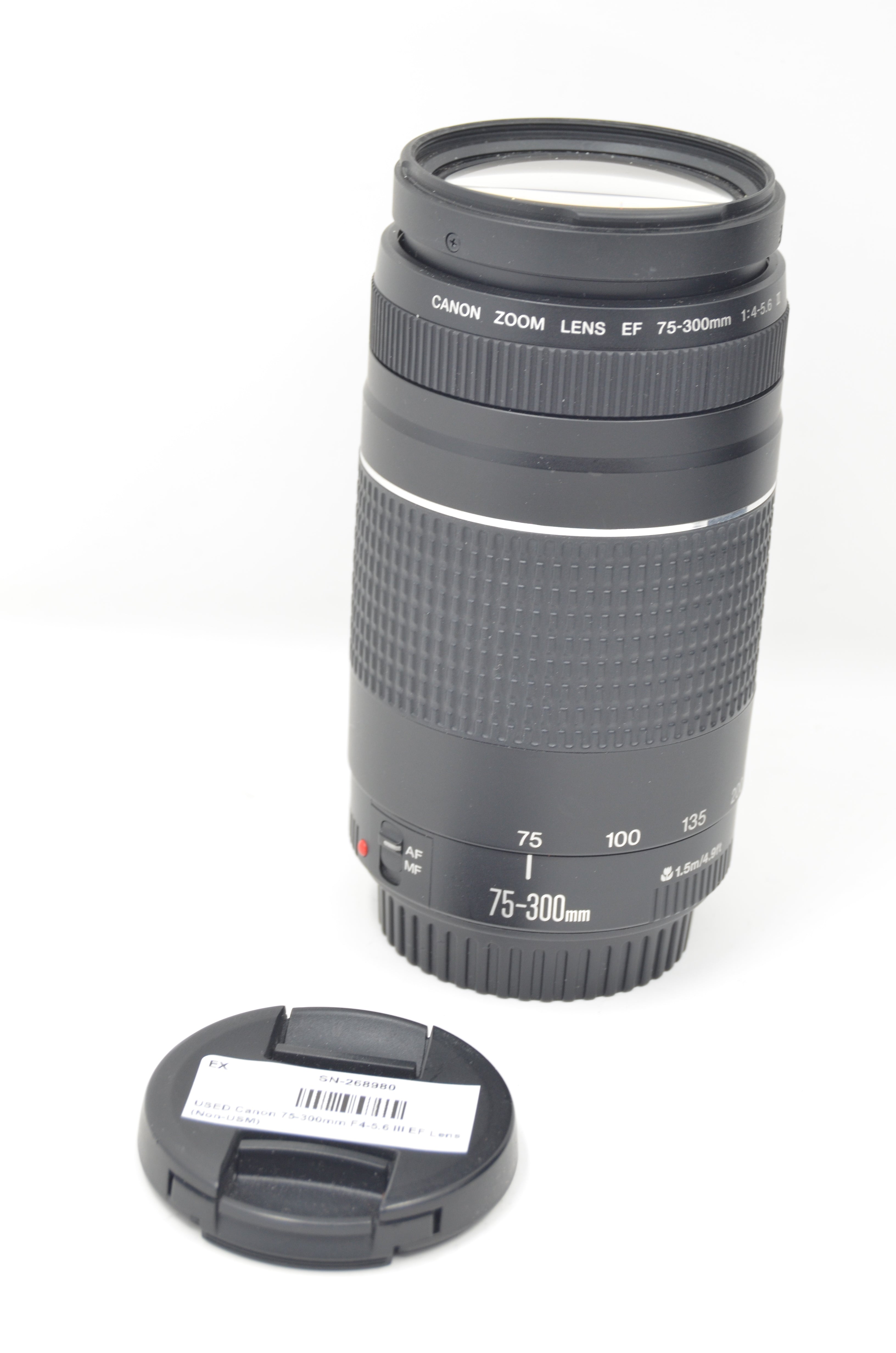 USED Canon 75-300mm F4-5.6 III EF Lens (Non-USM)