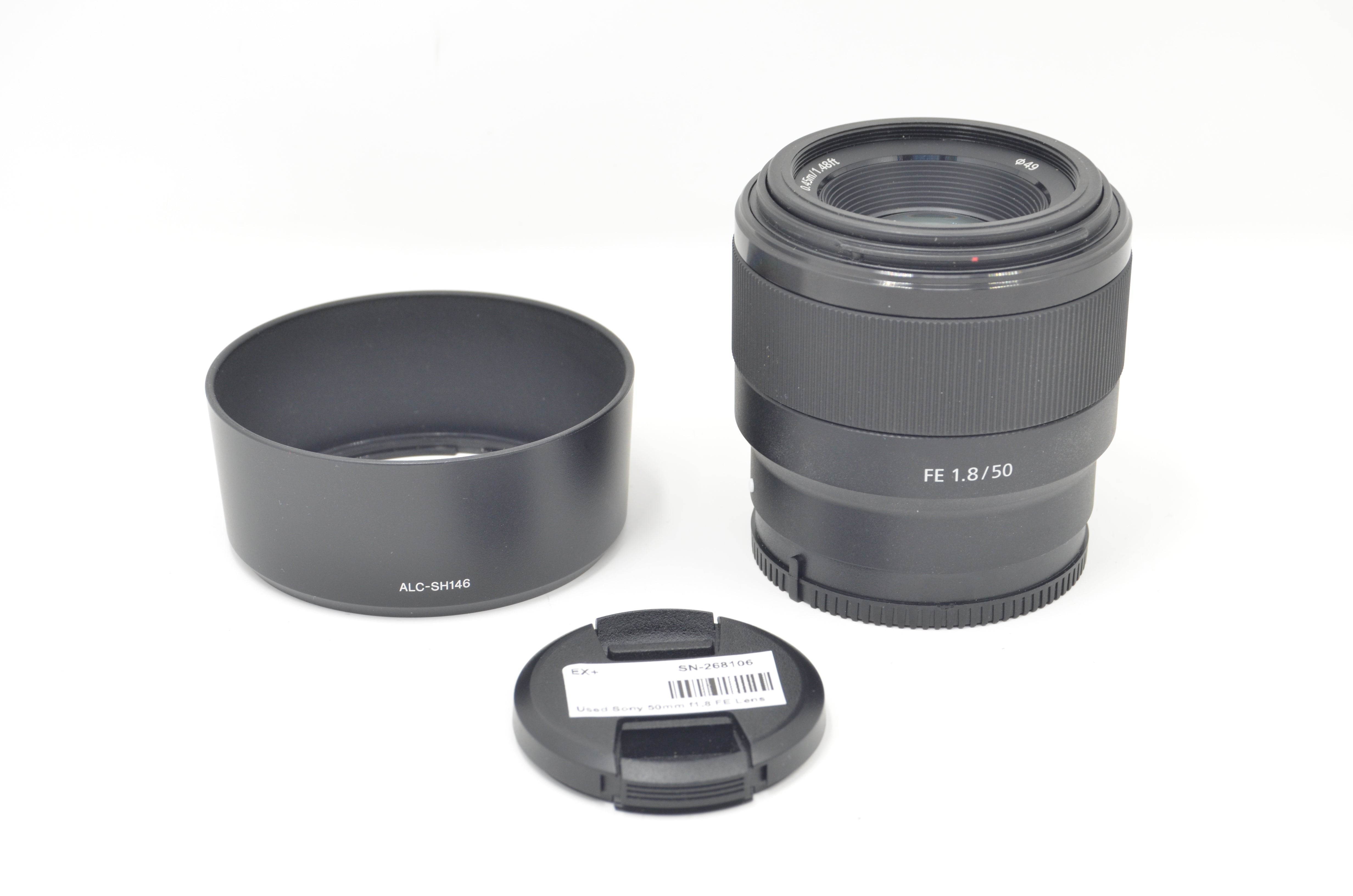 Used Sony 50mm f1.8 FE Lens