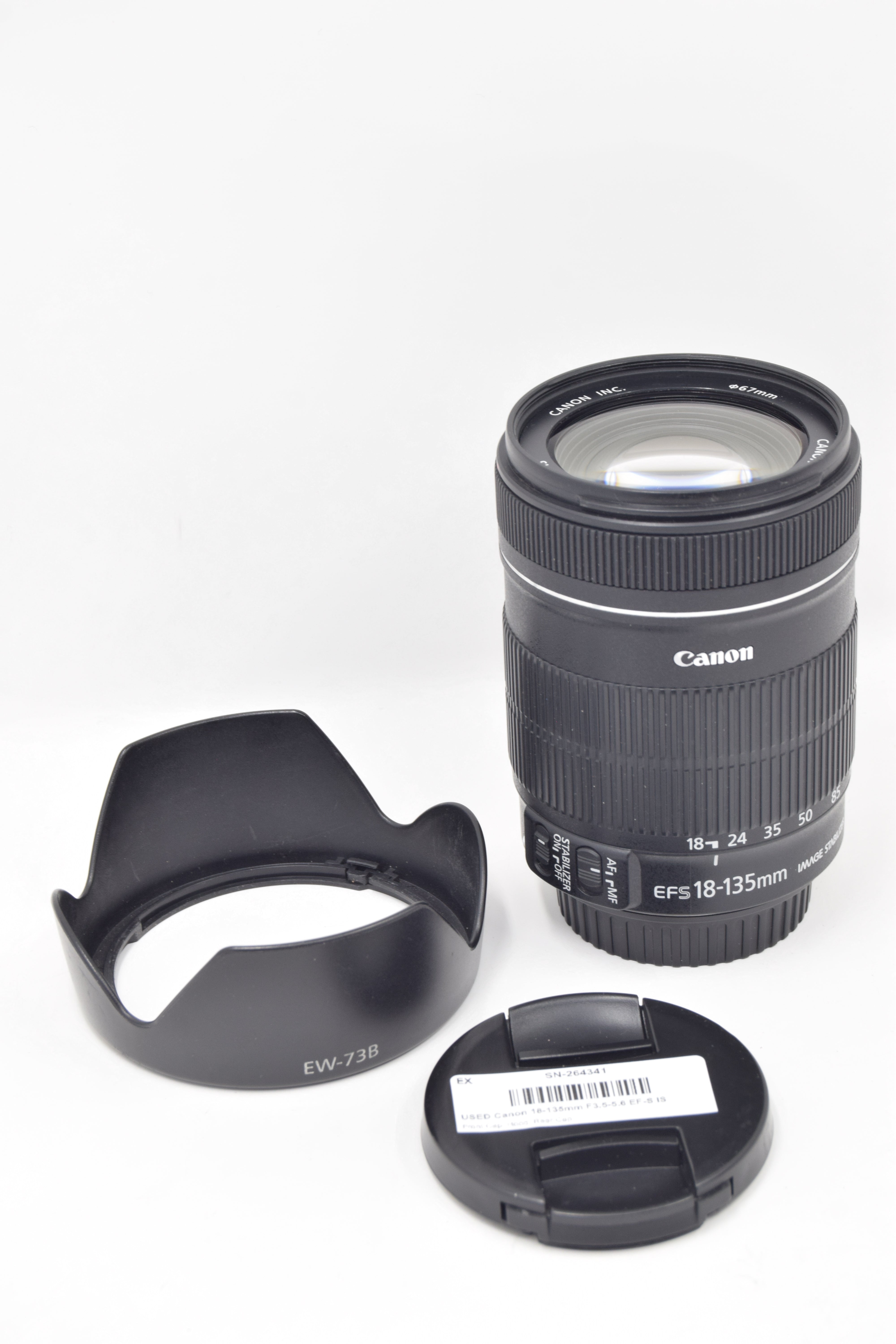 USED Canon 18-135mm F3.5-5.6 EF-S IS