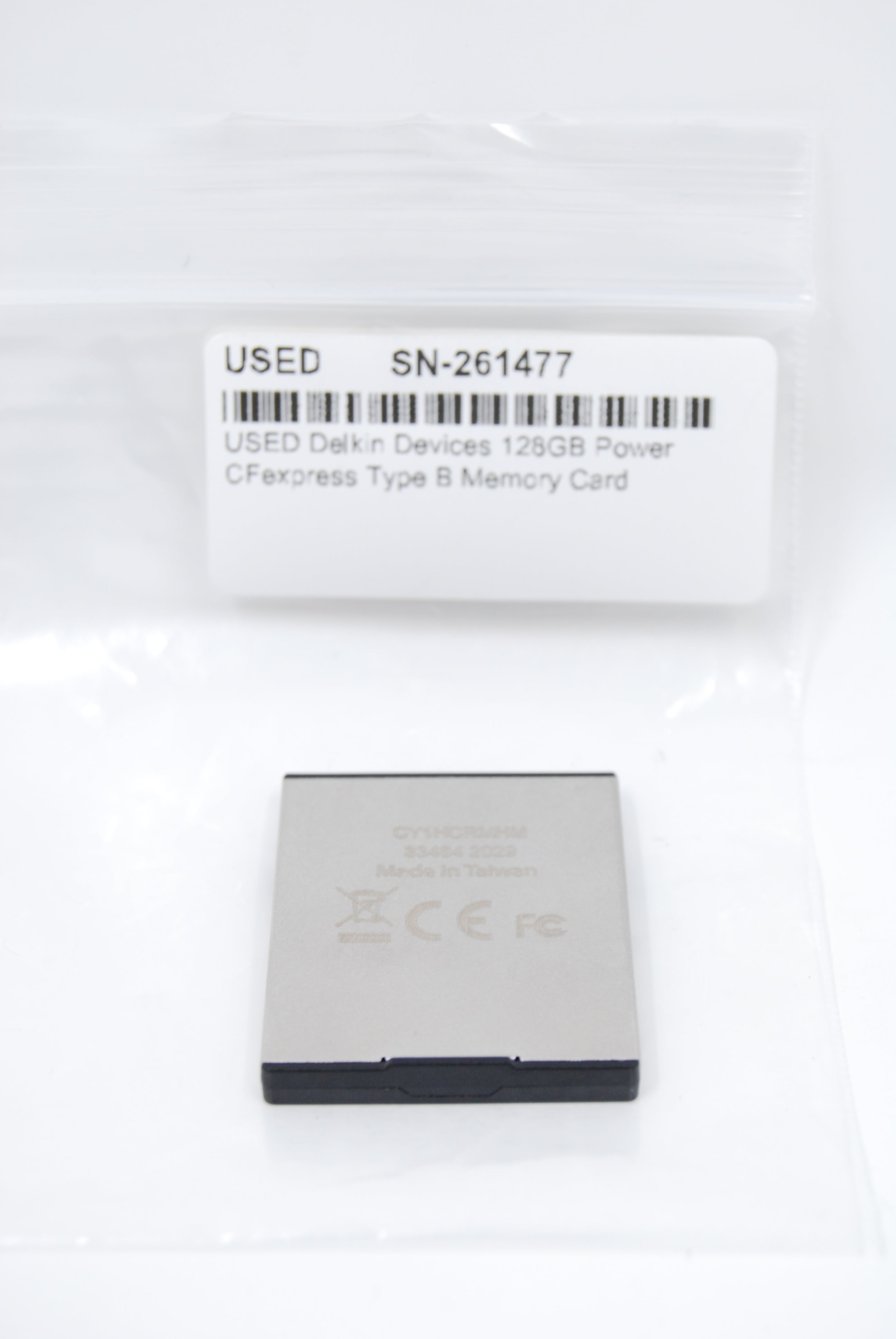 USED Delkin Devices 128GB Power CFexpress Type B Memory Card