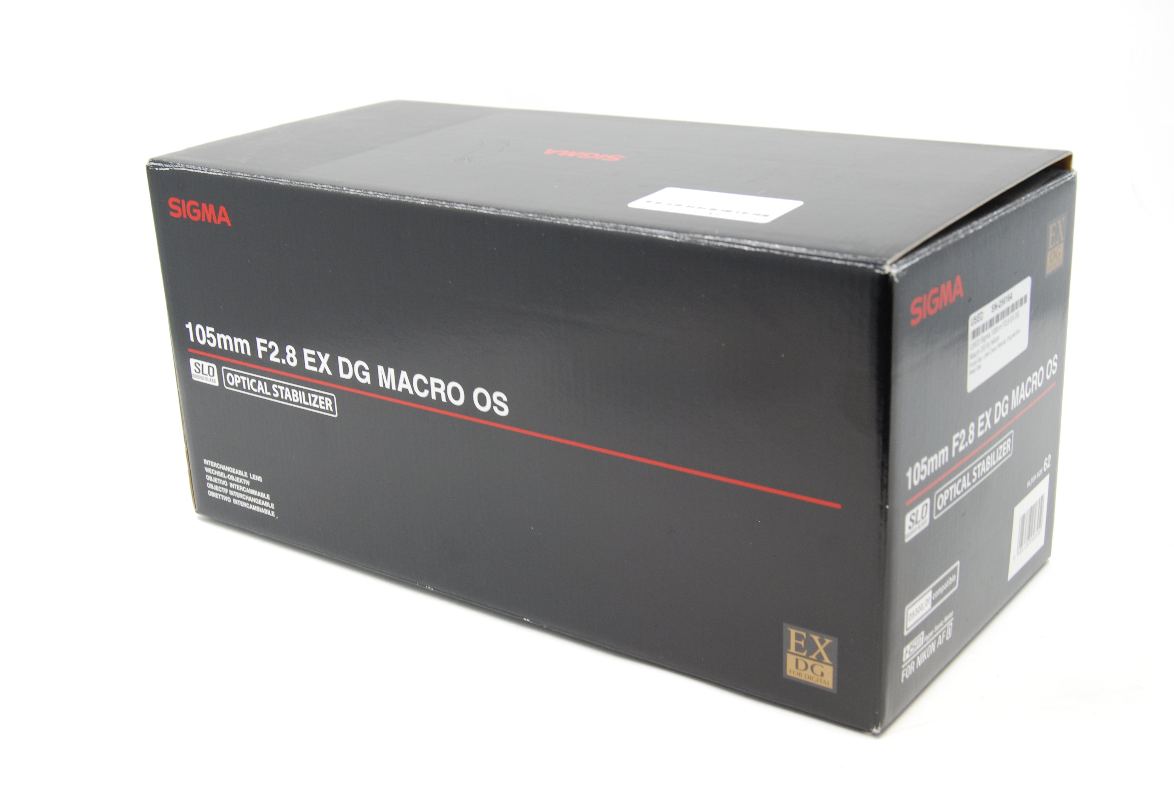 USED Sigma 105mm F2.8 EX DG Macro OS for Nikon