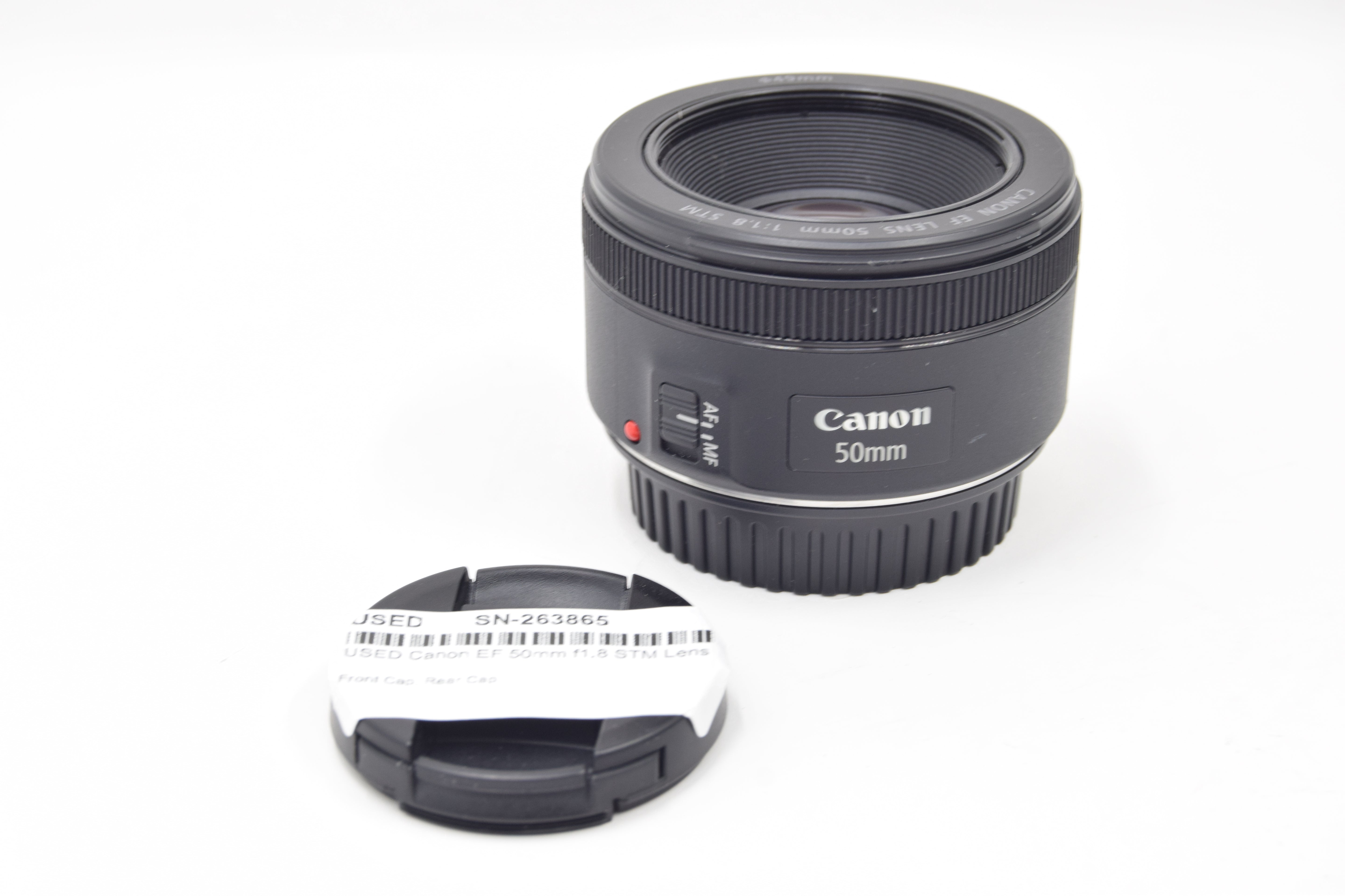 USED Canon EF 50mm f1.8 STM Lens