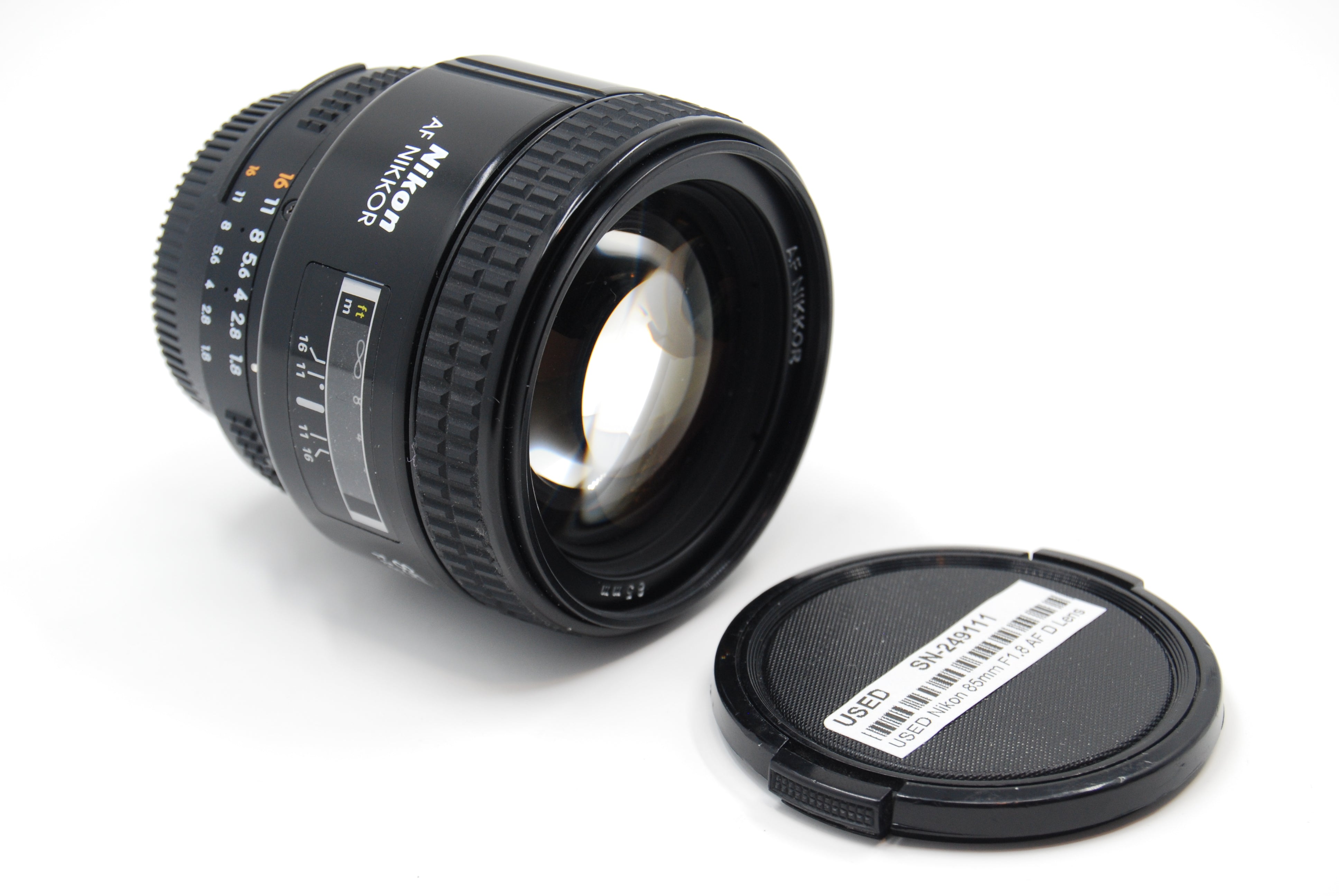 USED Nikon 85mm F1.8 AF D Lens