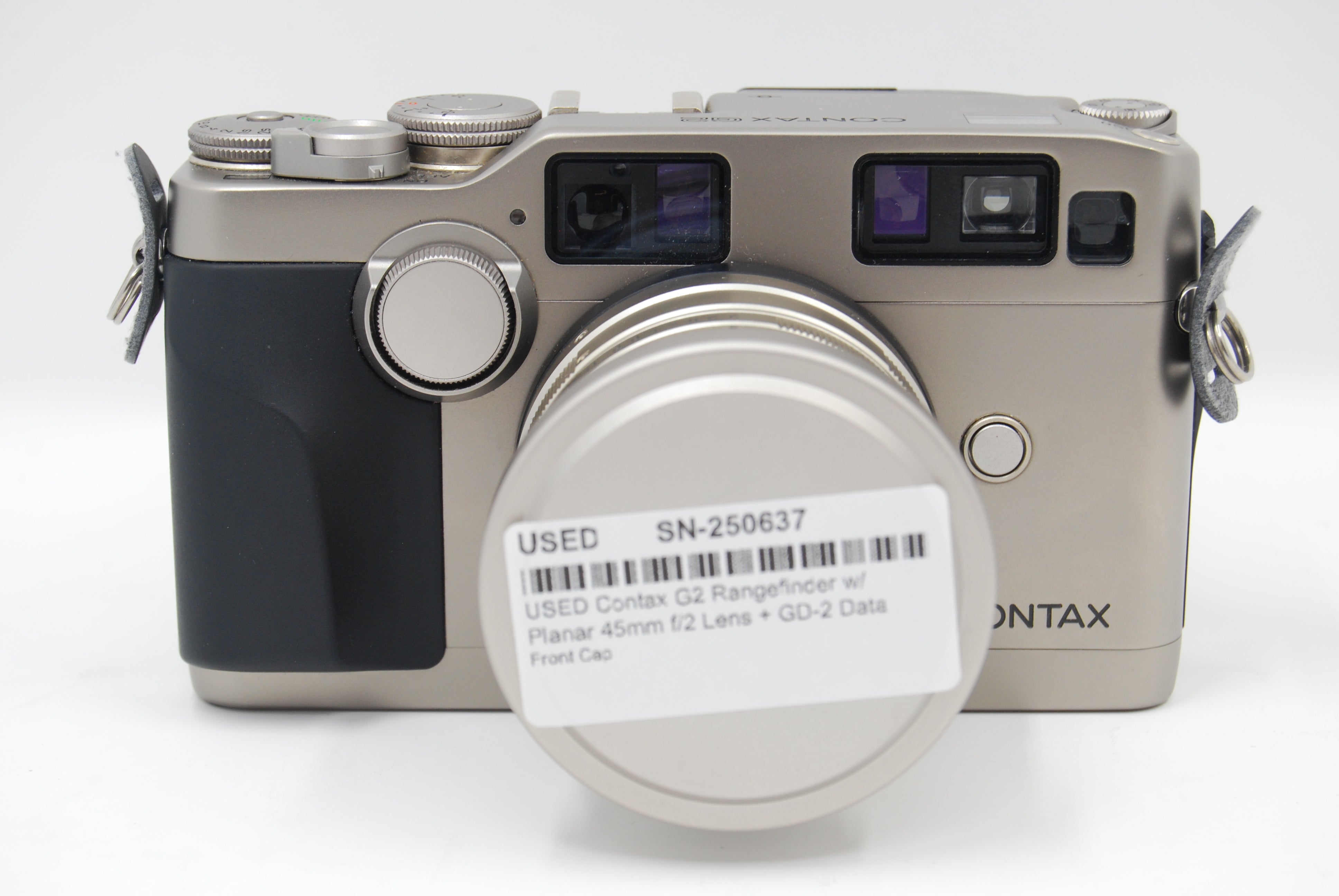 USED Contax G2 Rangefinder w/Planar 45mm f/2 Lens + GD-2 Data Back