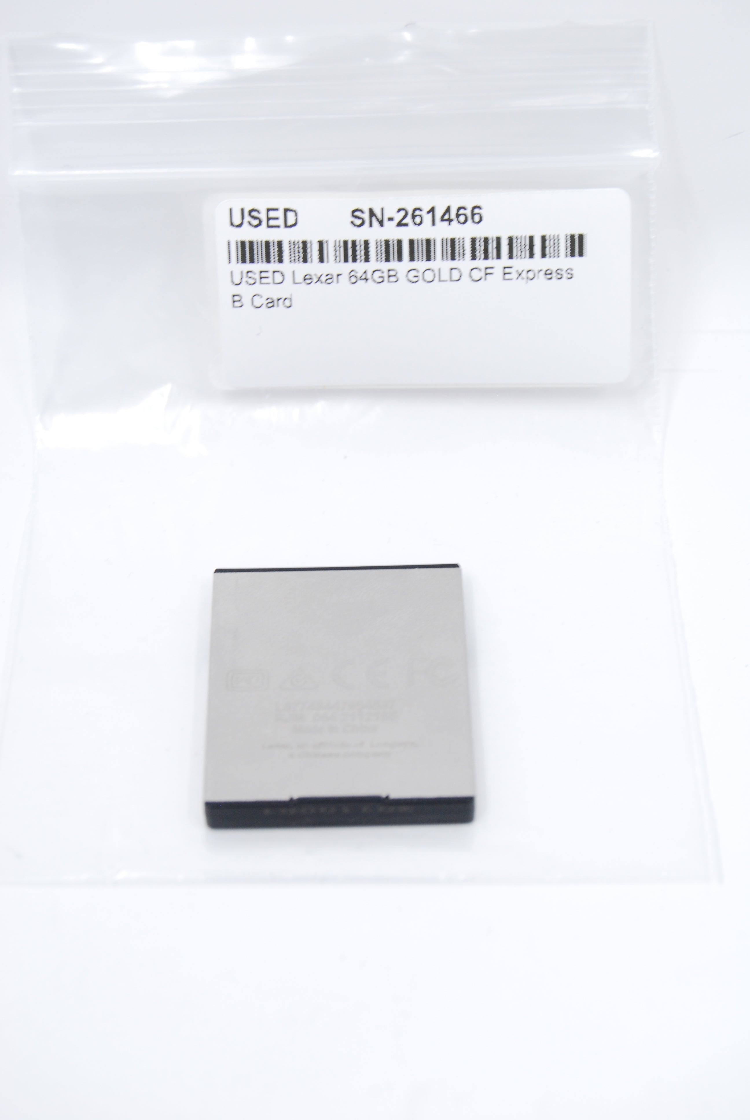 USED Lexar 64GB GOLD CF Express B Card