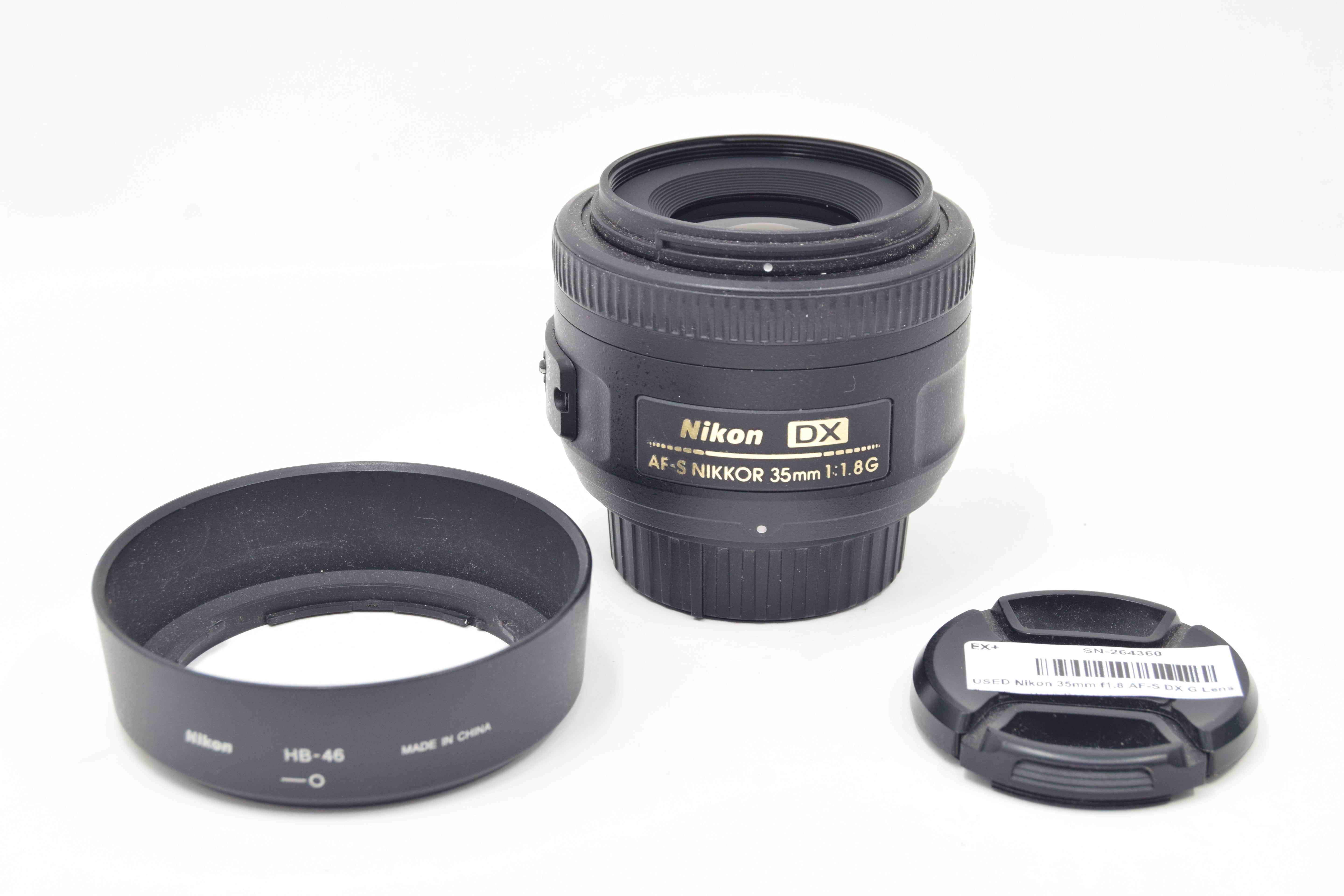 USED Nikon 35mm f1.8 AF-S DX G Lens