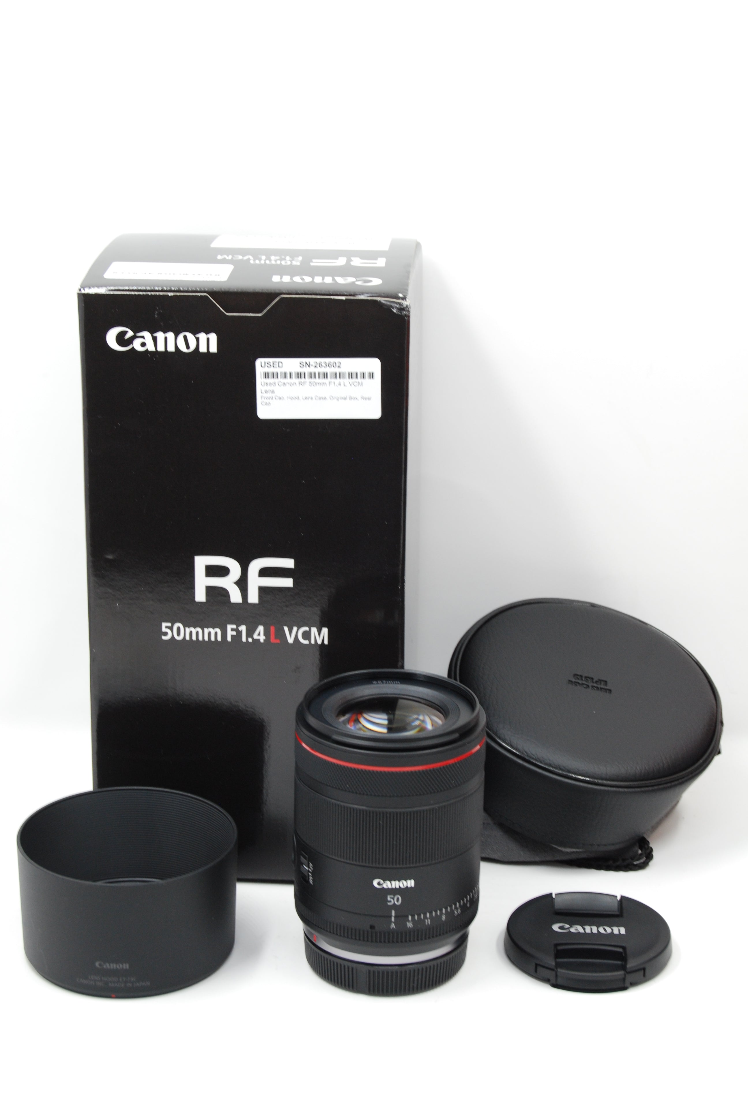 Used Canon RF 50mm F1.4 L VCM Lens