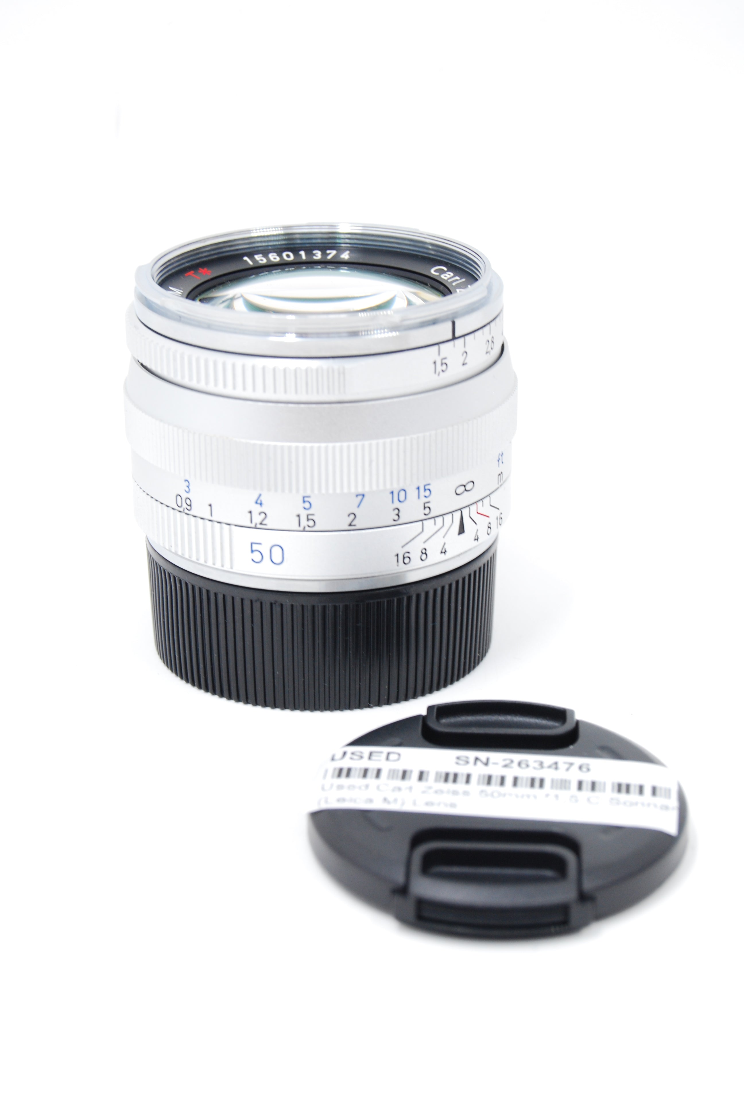 Used Carl Zeiss 50mm f1.5 C Sonnar (Leica M) Lens