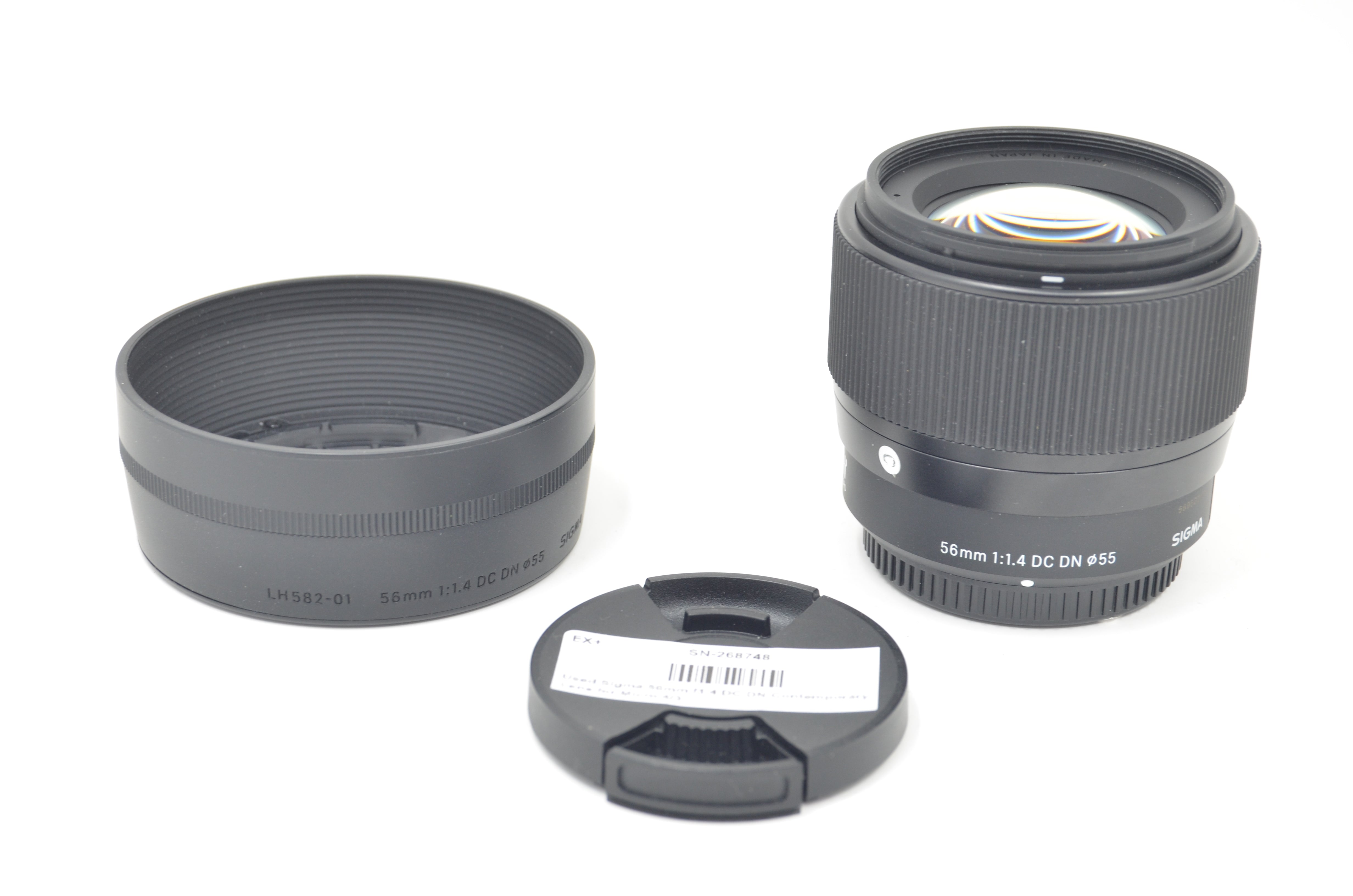 Used Sigma 56mm f1.4 DC DN Contemporary Lens for Micro 4/3