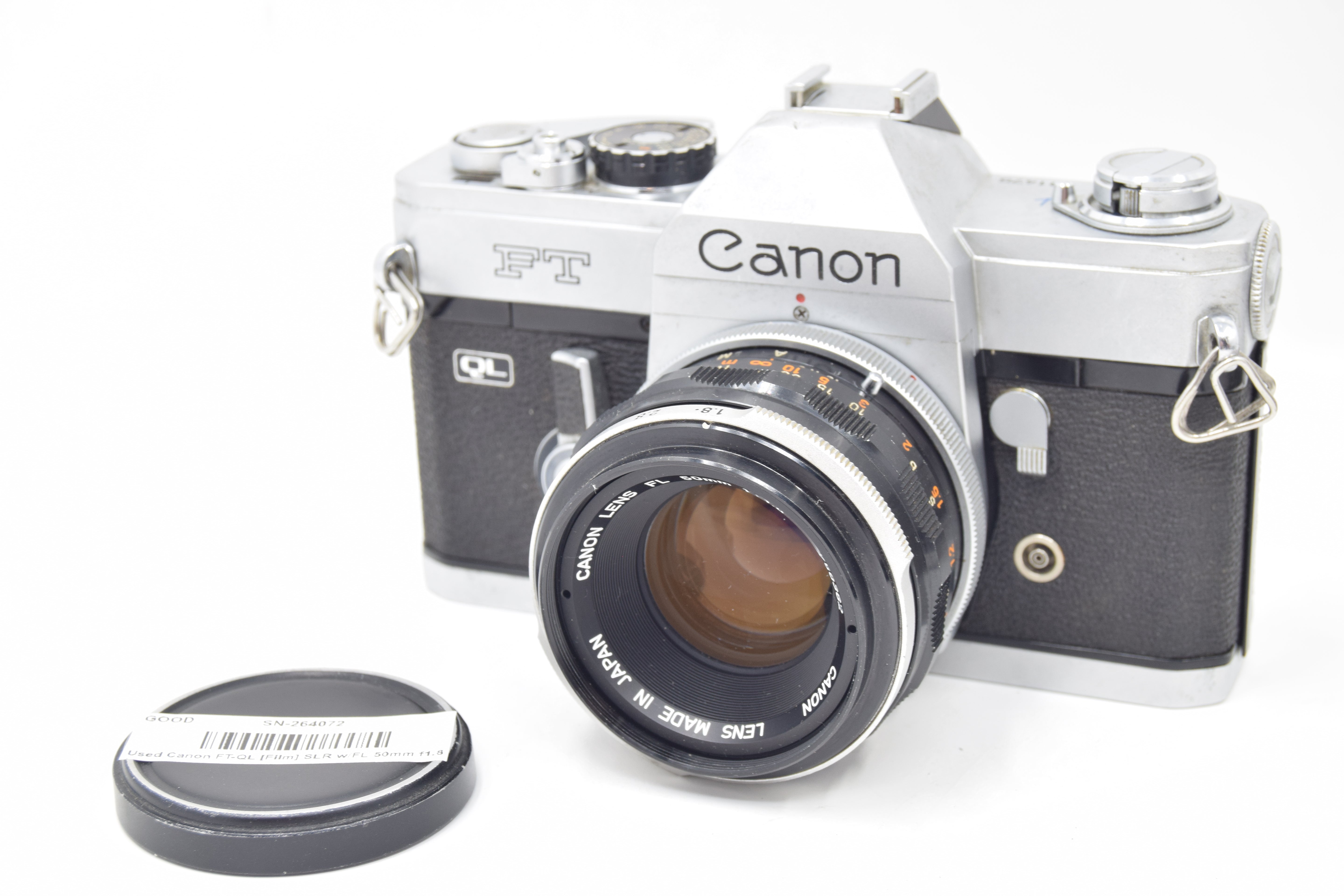 Used Canon FT-QL [Film] SLR w/FL 50mm f1.8 Lens