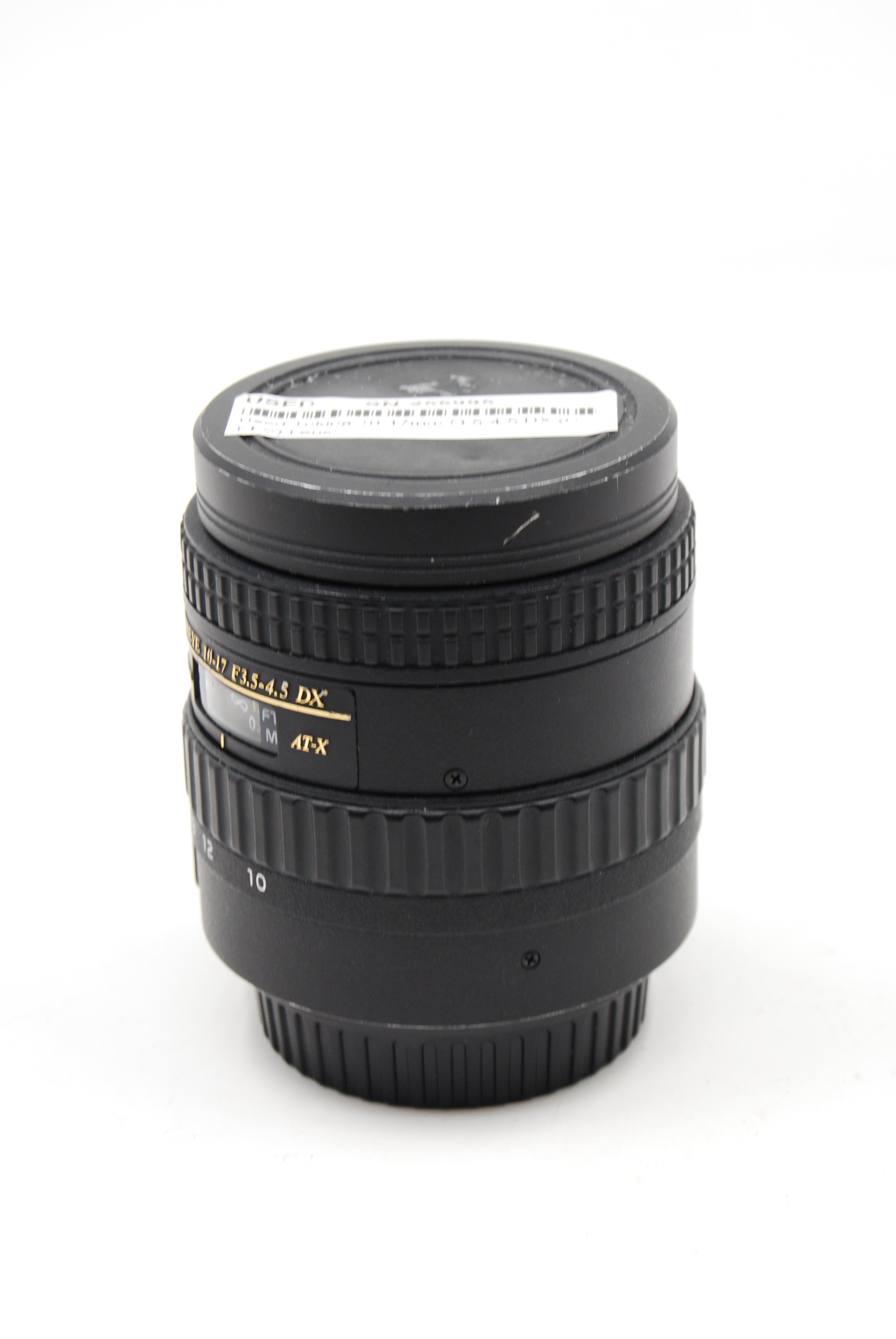 Used Tokina 10-17mm f3.5-4.5 DX (C-EFS) Lens