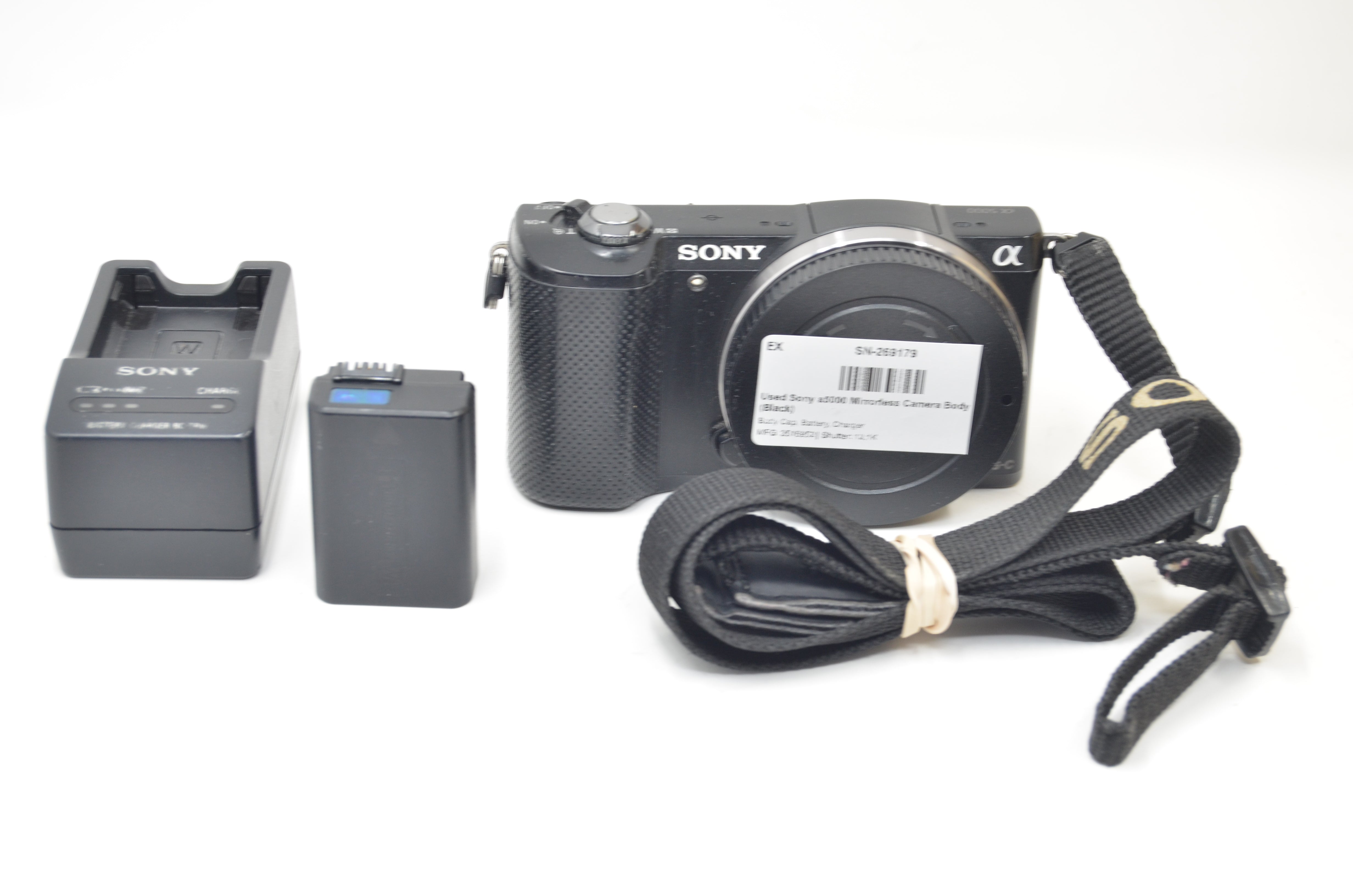 Used Sony a5000 Mirrorless Camera Body (Black)