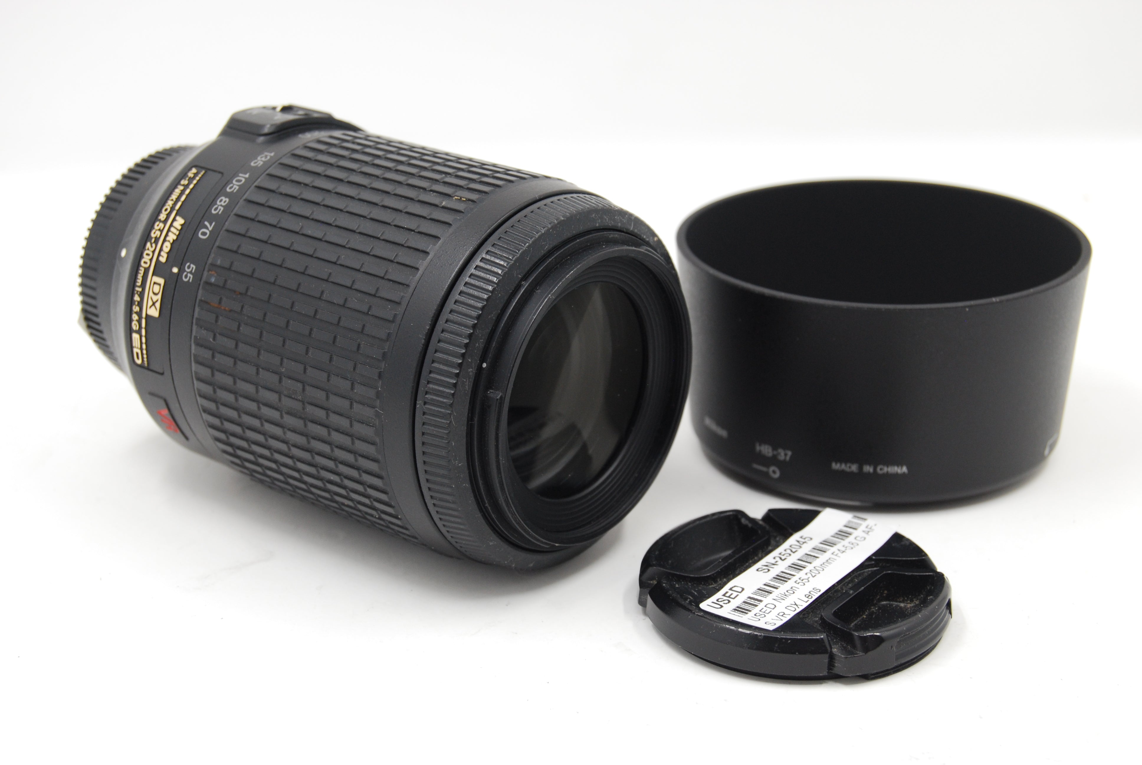 USED Nikon 55-200mm F4-5.6 G AF-S VR DX Lens