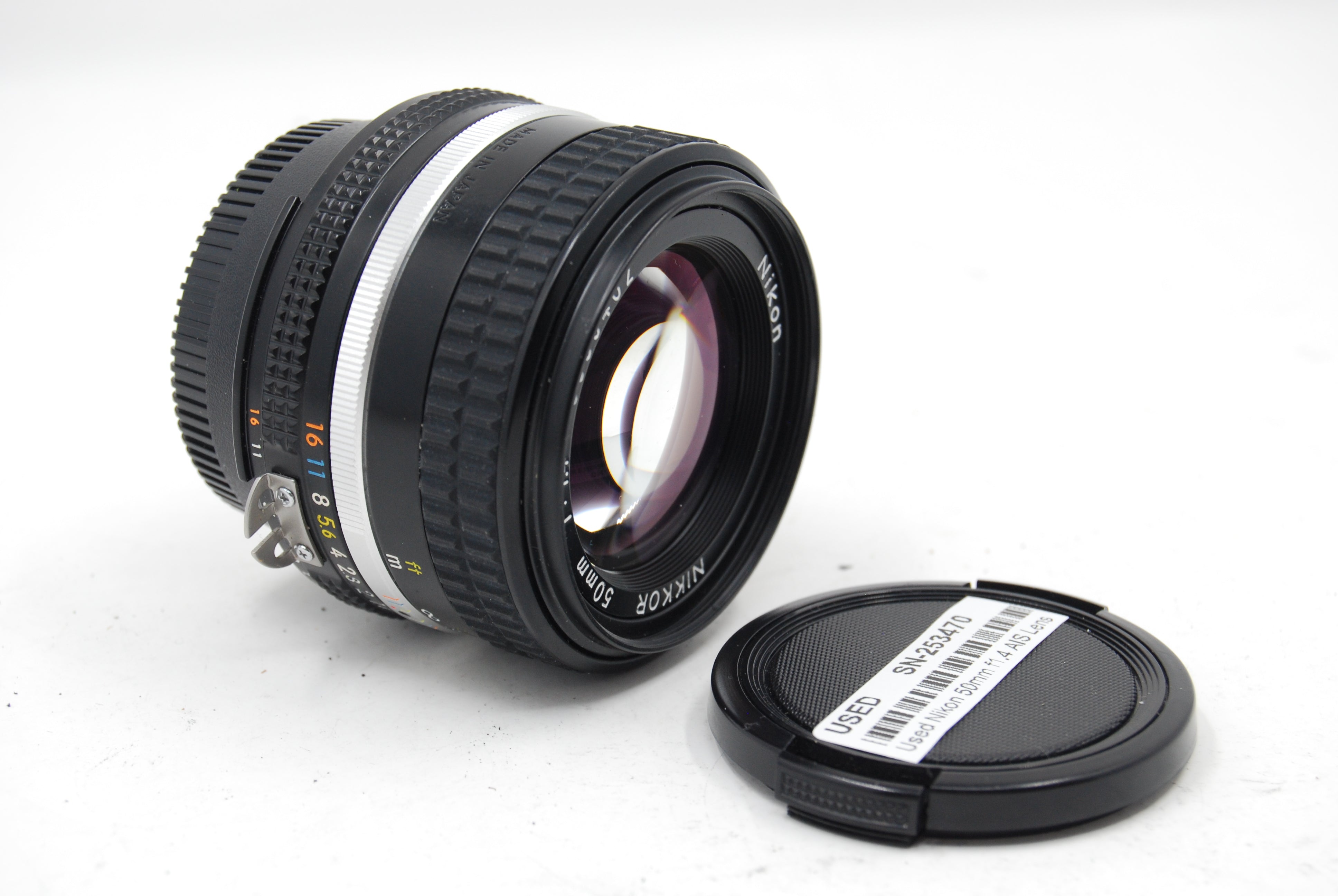 Used Nikon 50mm f1.4 AIS Lens