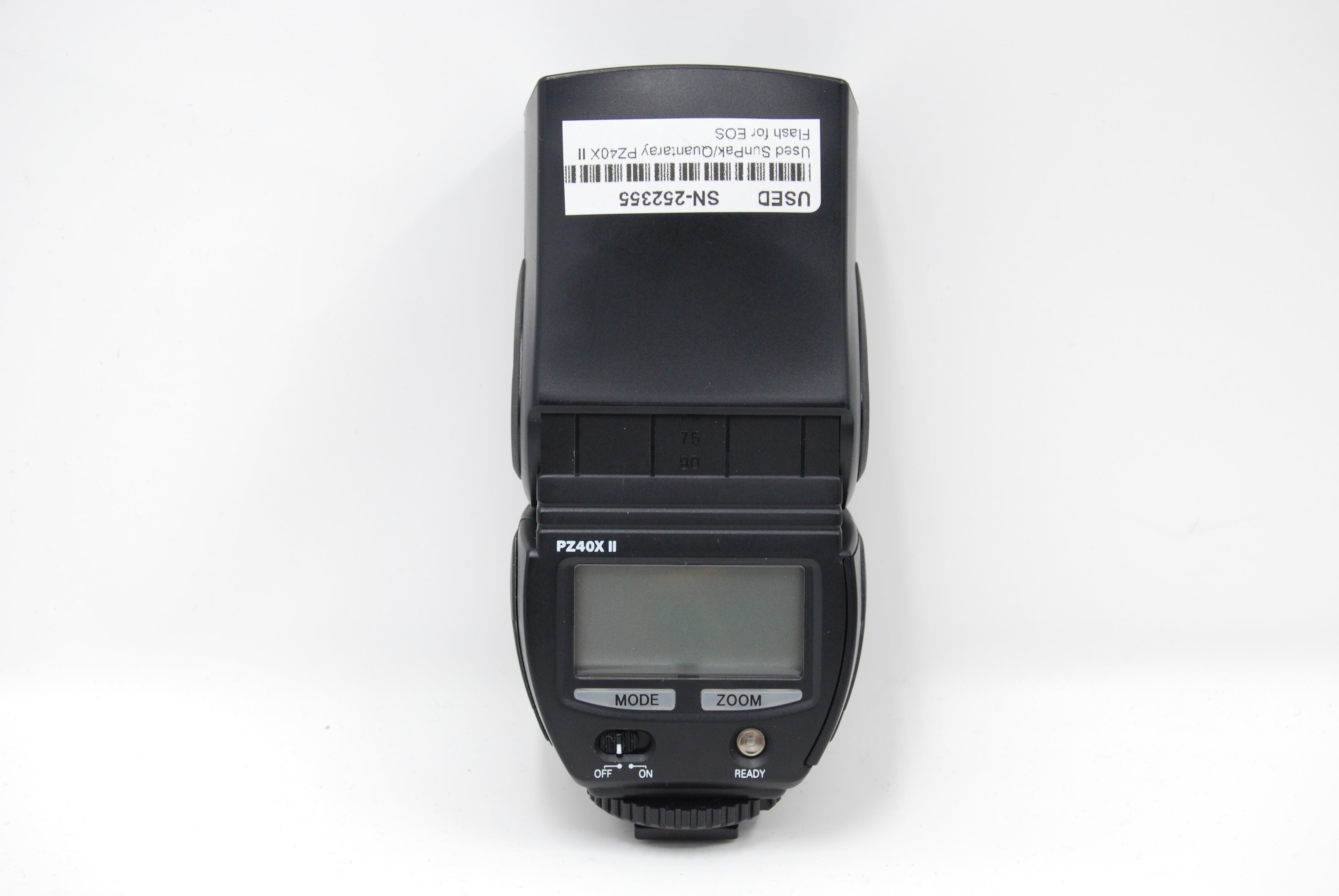 Used SunPak/Quantaray PZ40X II Flash for EOS