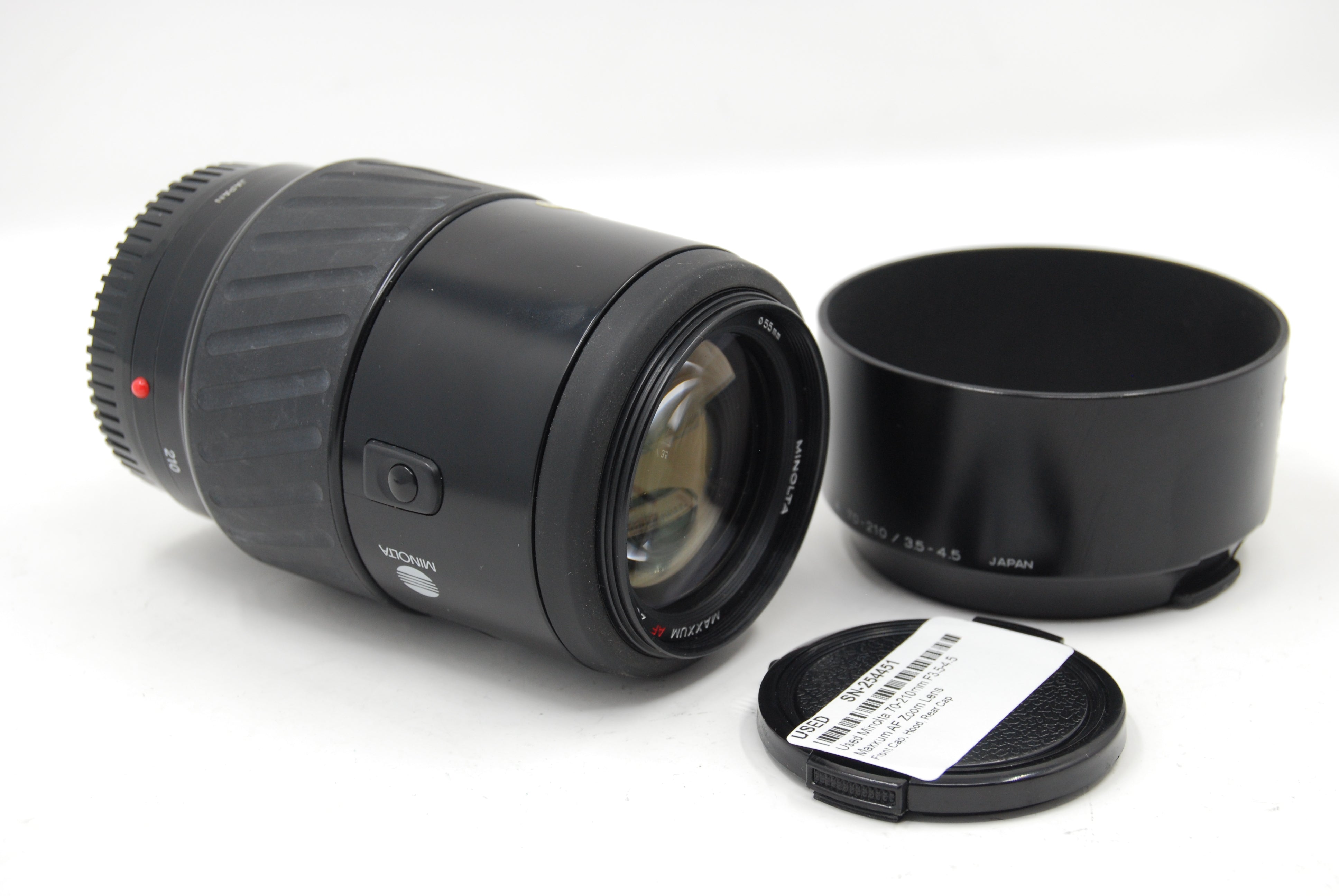 Used Minolta 70-210mm F3.5-4.5 Maxxum AF Zoom Lens