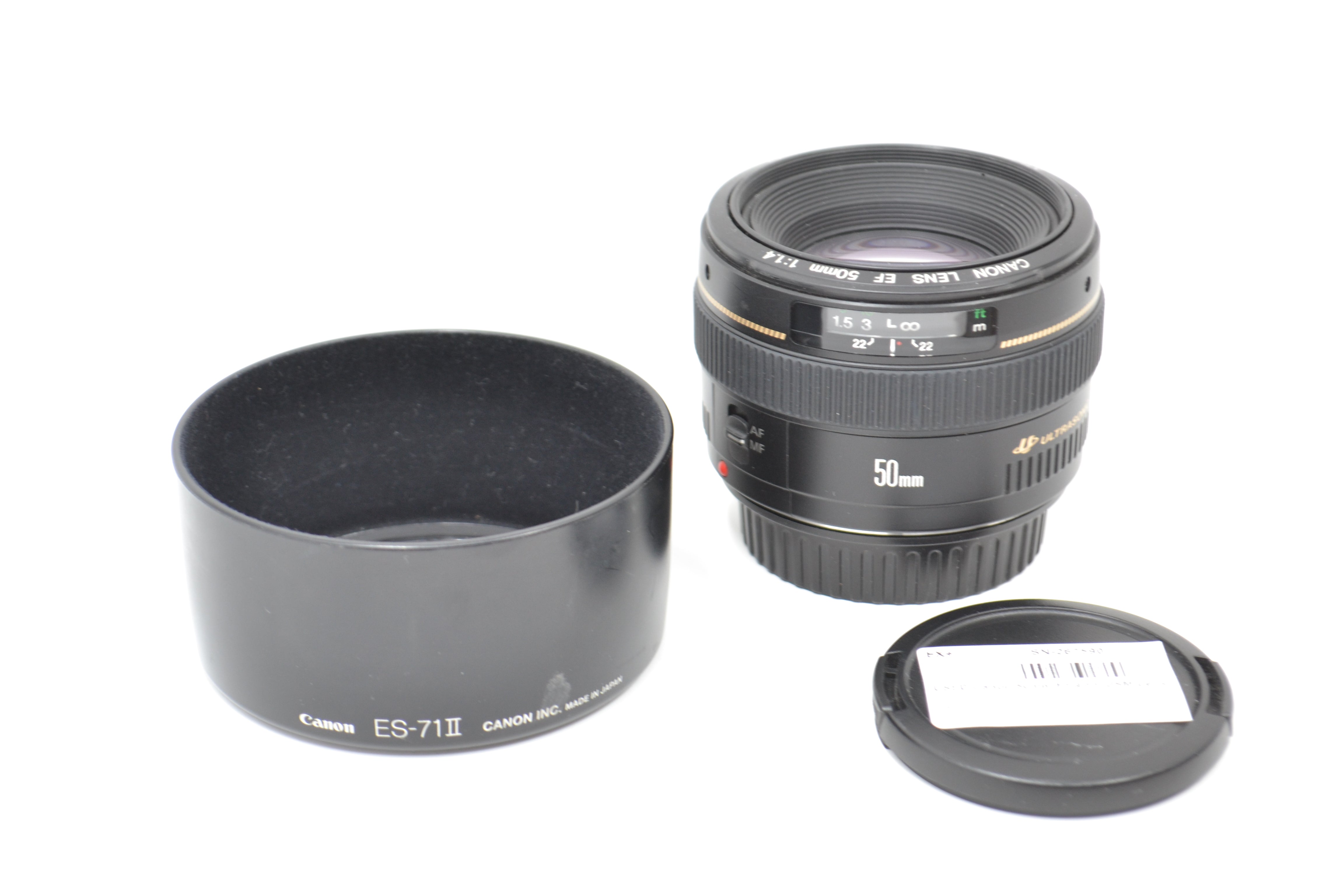 USED Canon 50mm F1.4 EF USM Lens