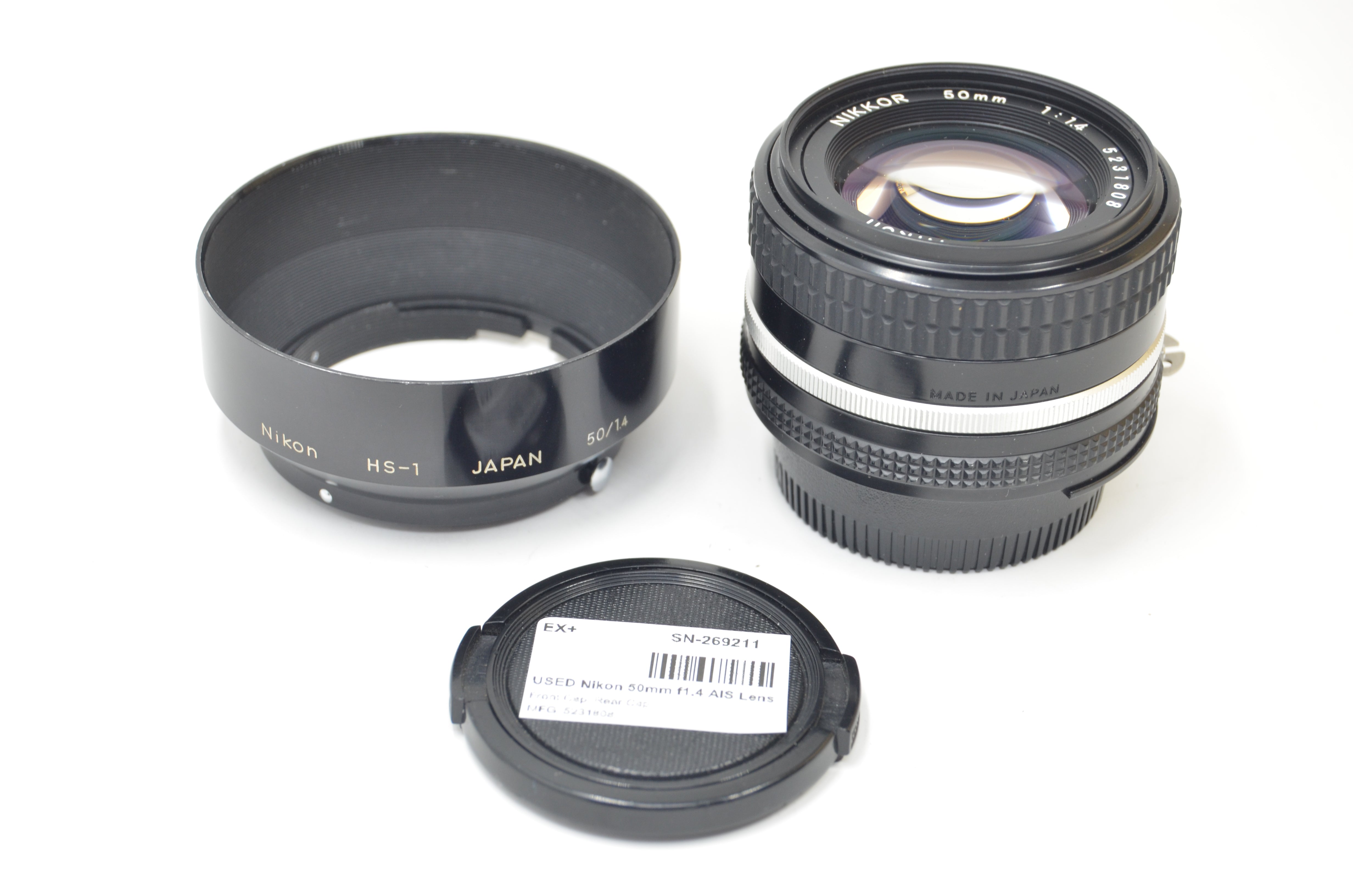 USED Nikon 50mm f1.4 AIS Lens