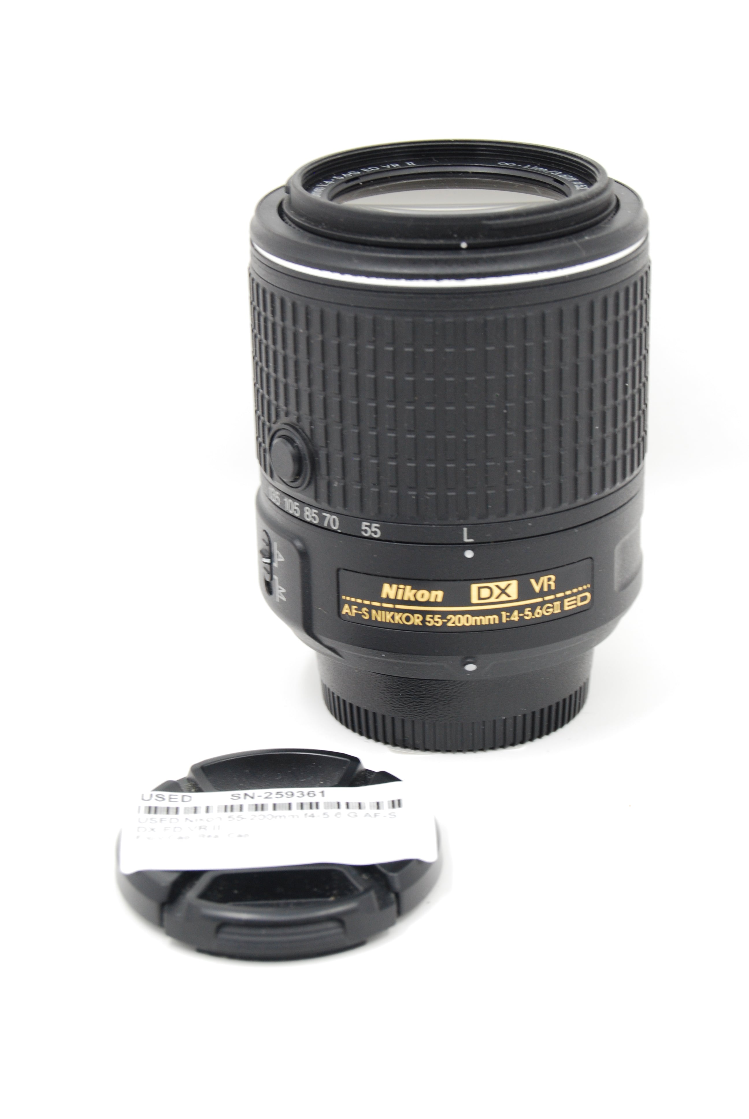 USED Nikon 55-200mm f4-5.6 G AF-S DX ED VR II
