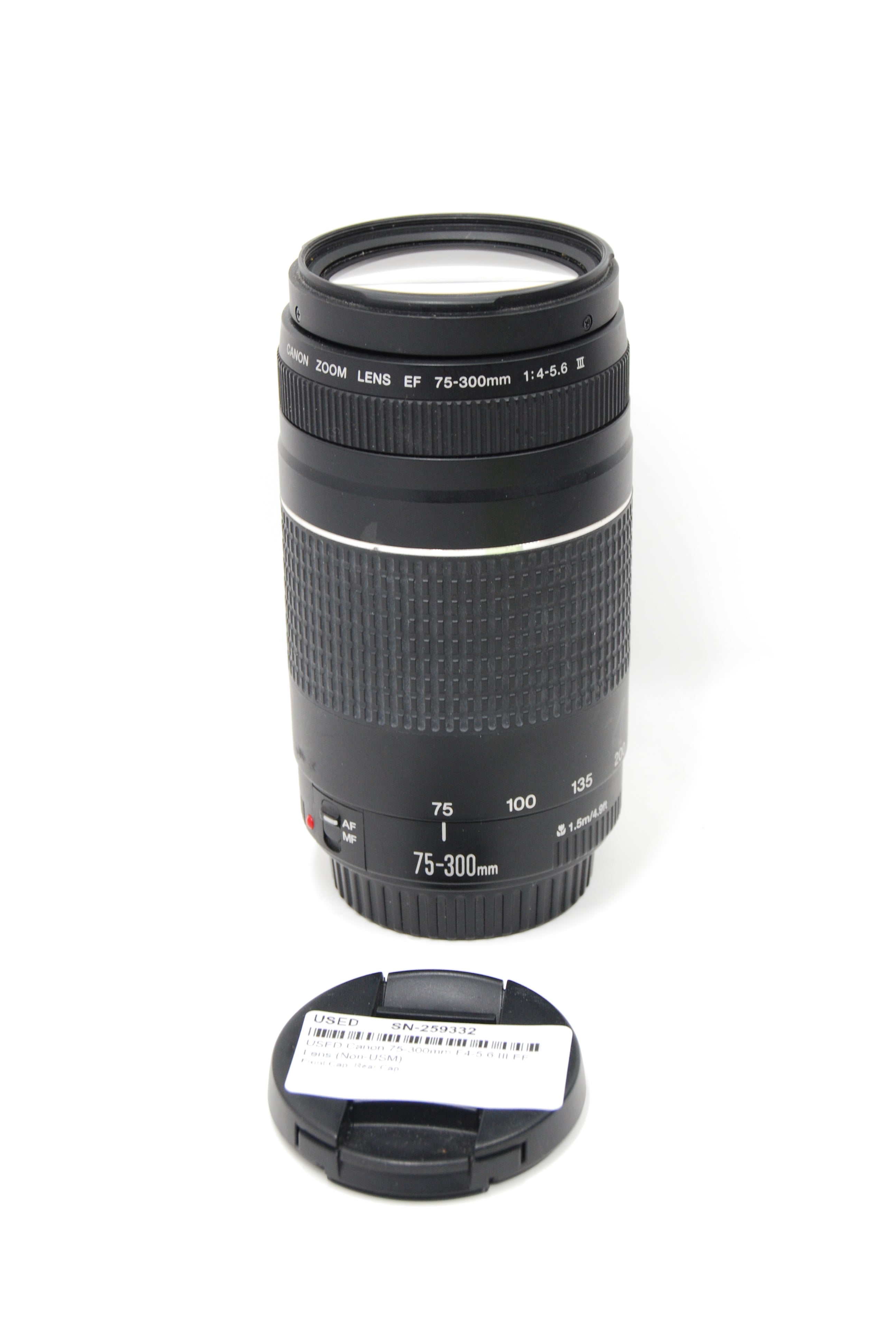 USED Canon 75-300mm F4-5.6 III EF Lens (Non-USM)