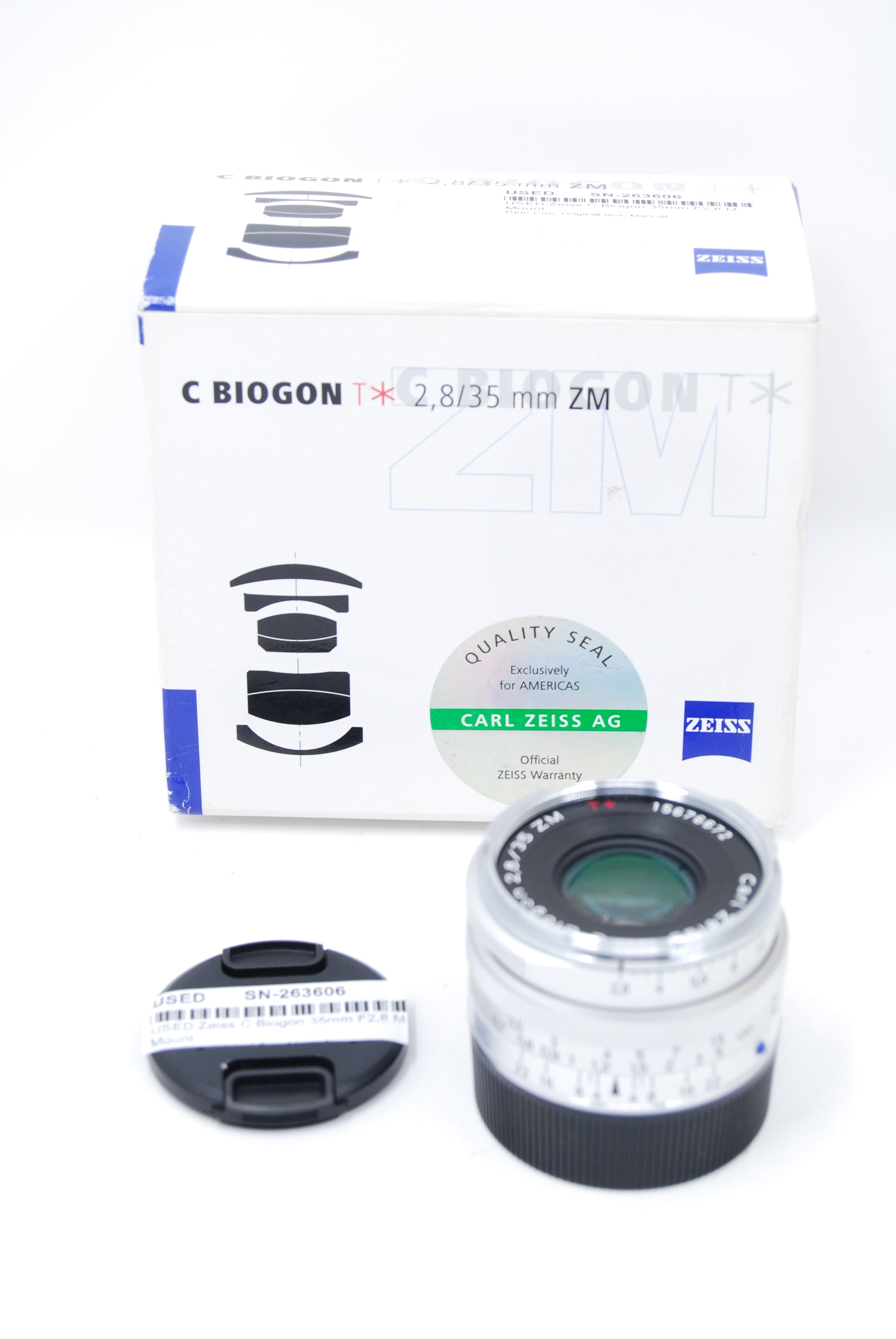 USED Zeiss C Biogon 35mm F2.8 M Mount