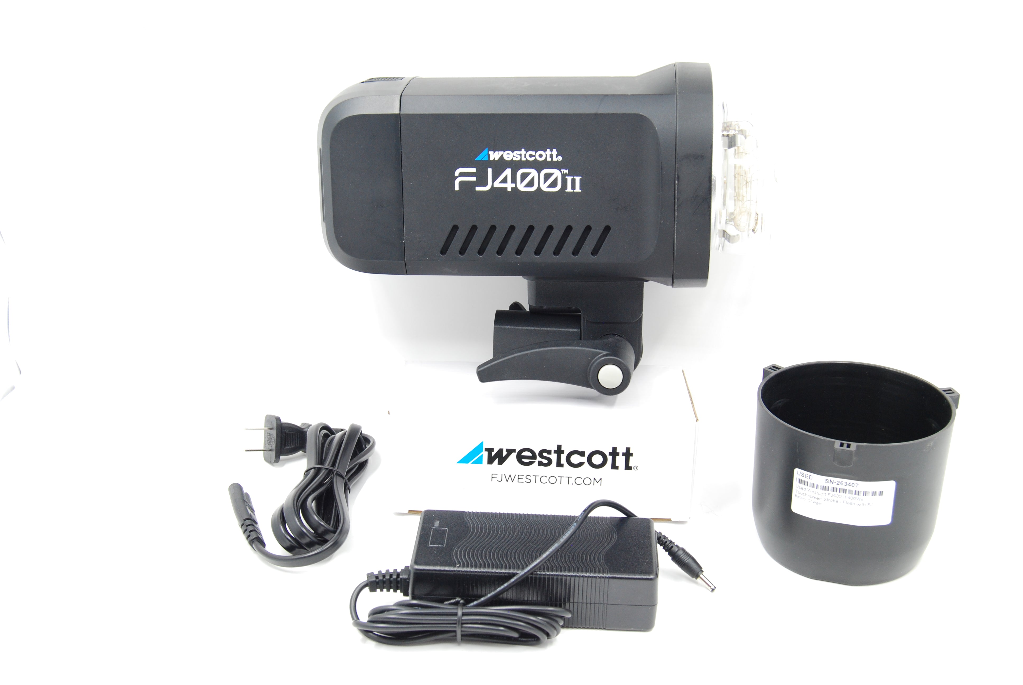 Used Westcott FJ400 II 400Ws Touchscreen Strobe / Flash with FJ Pro AC/DC Battery