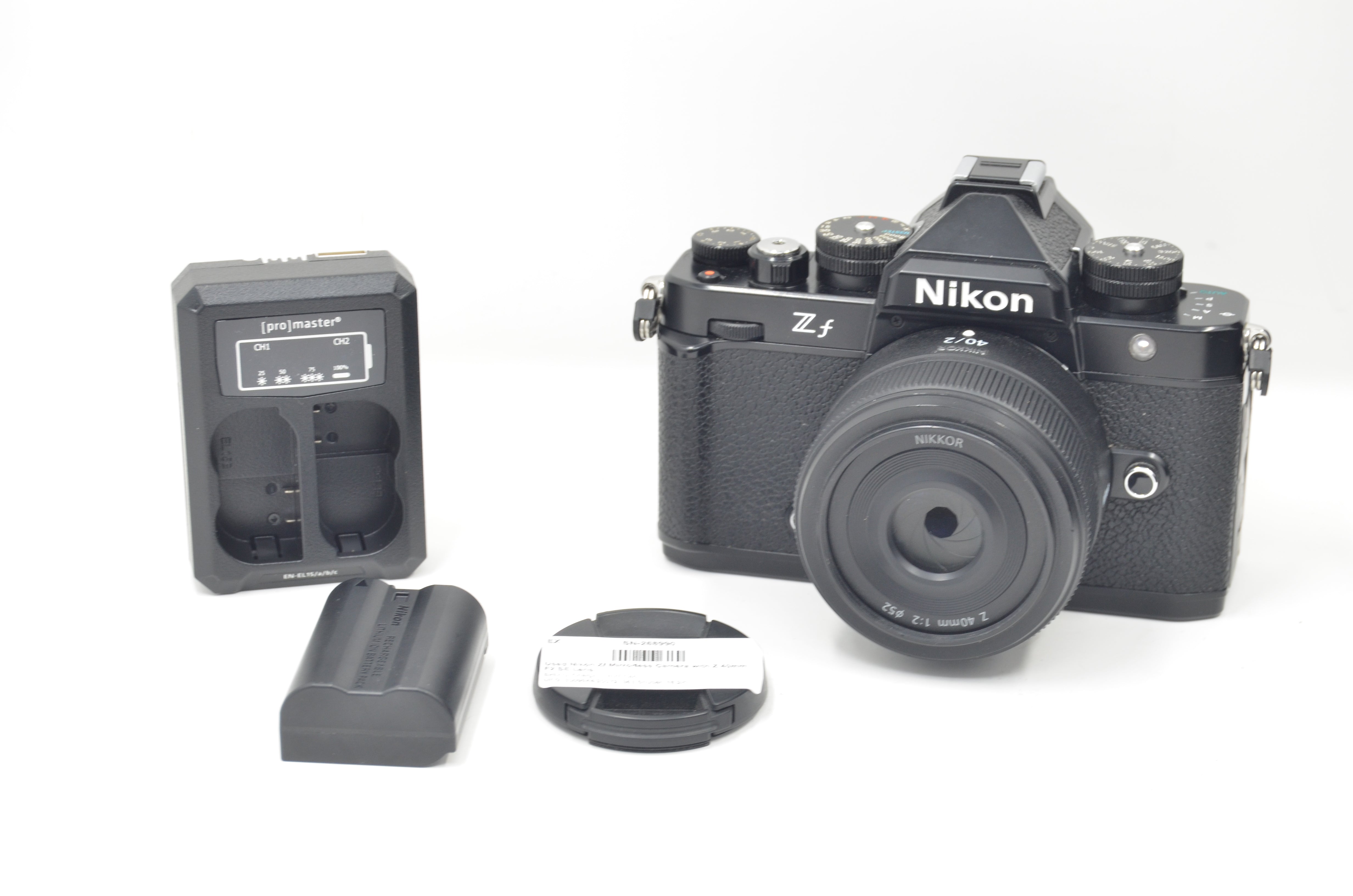 Used Nikon Zf Mirrorless Camera with Z 40mm F2 SE Lens