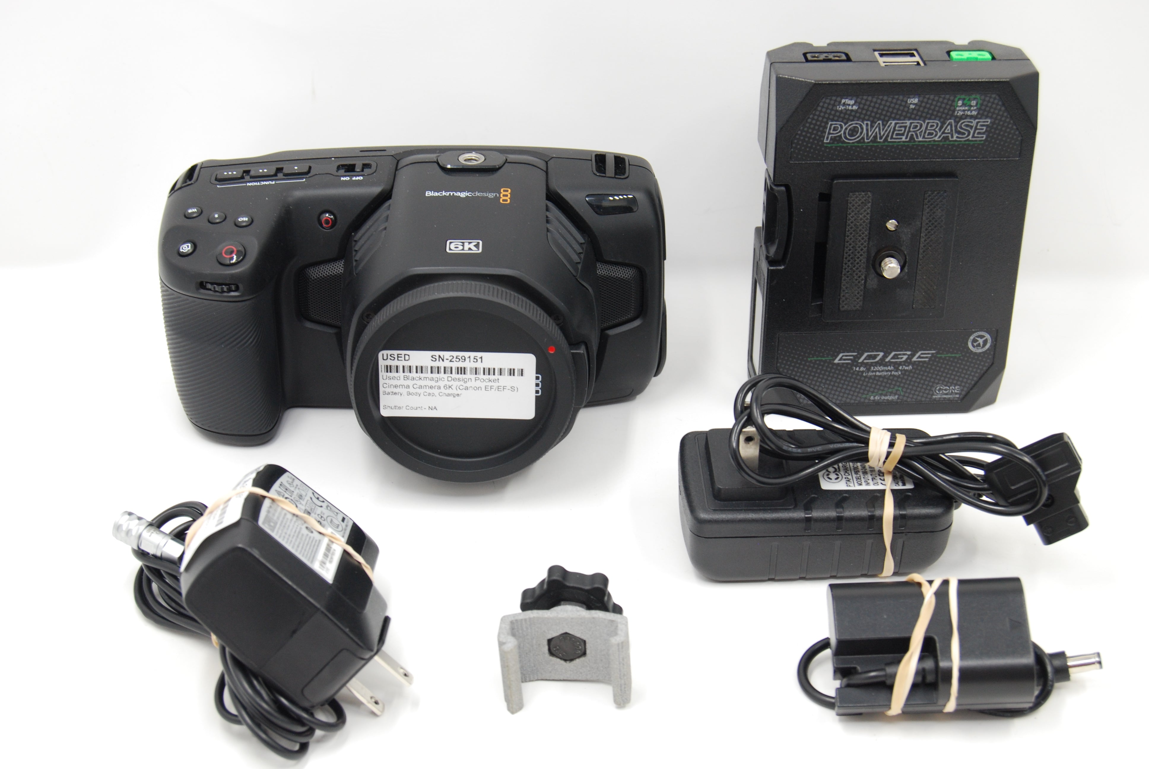 Used Blackmagic Design Pocket Cinema Camera 6K (Canon EF/EF-S)