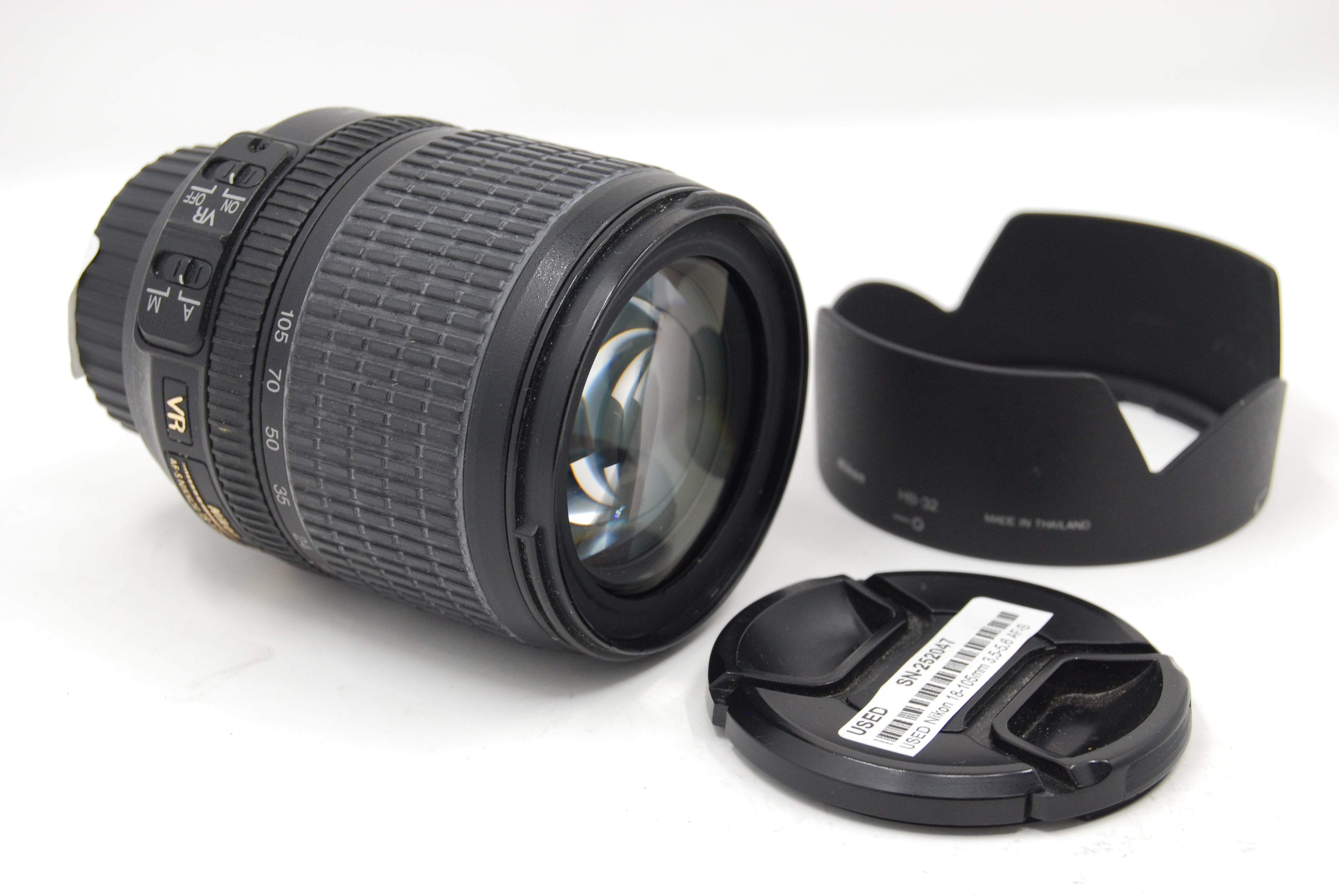 USED Nikon 18-105mm 3.5-5.6 AF-S G VR  AS IS