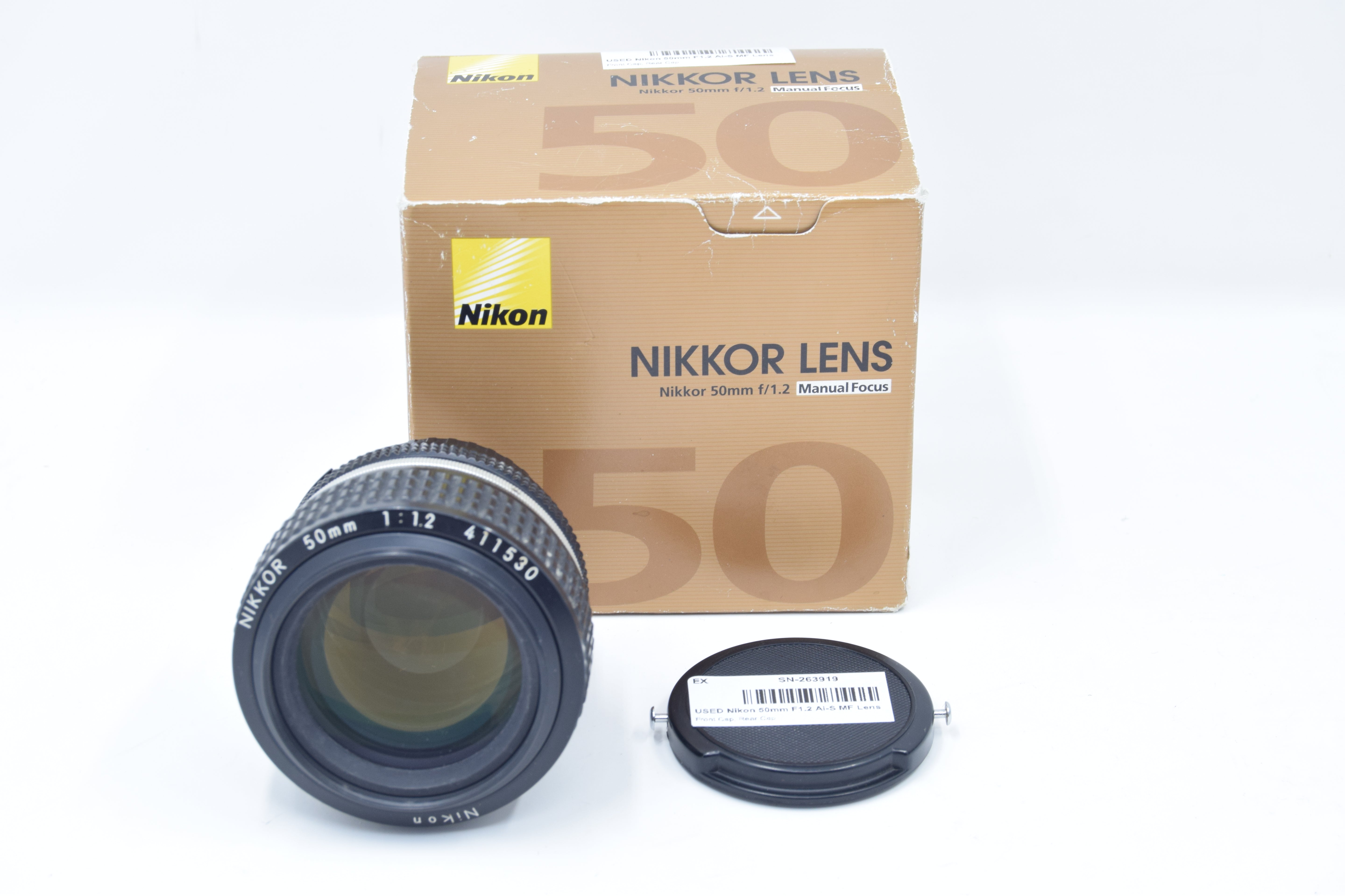 USED Nikon 50mm F1.2 Ai-S MF Lens