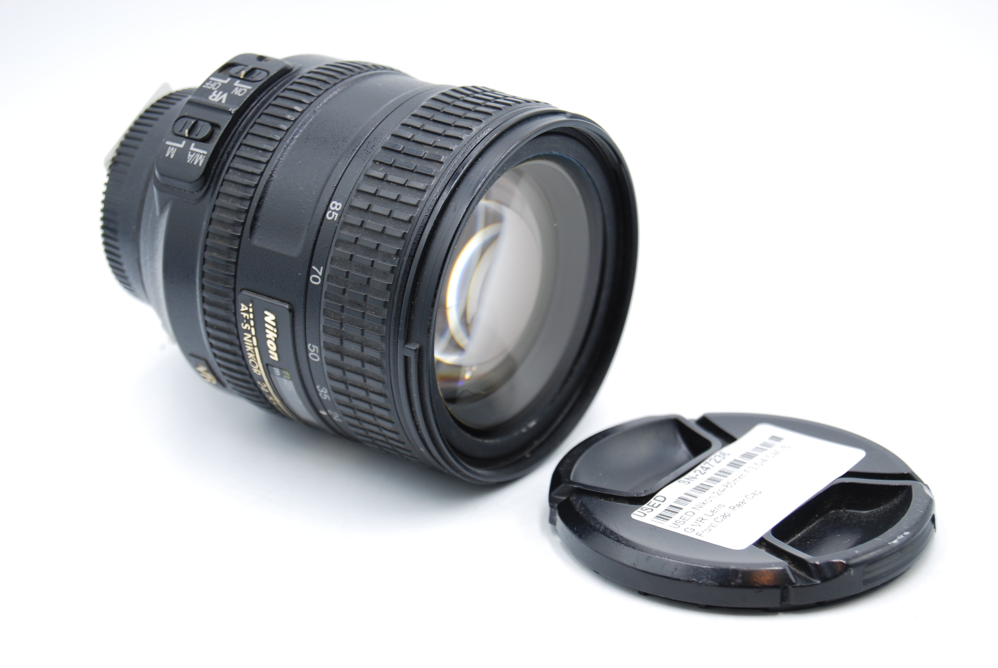 USED Nikon 24-85mm F3.5-4.5 AF-S G VR Lens