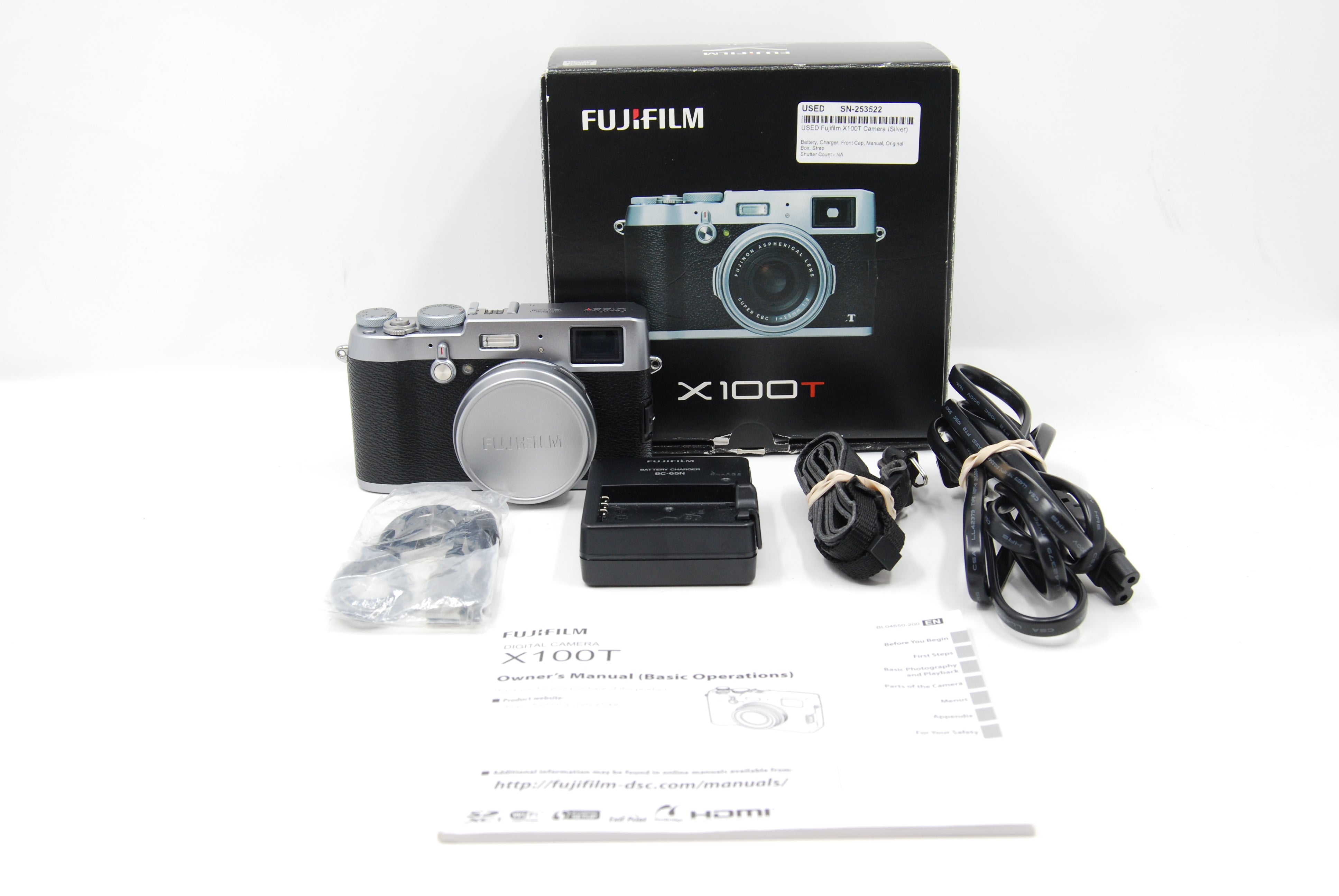 USED Fujifilm X100T Camera (Silver)