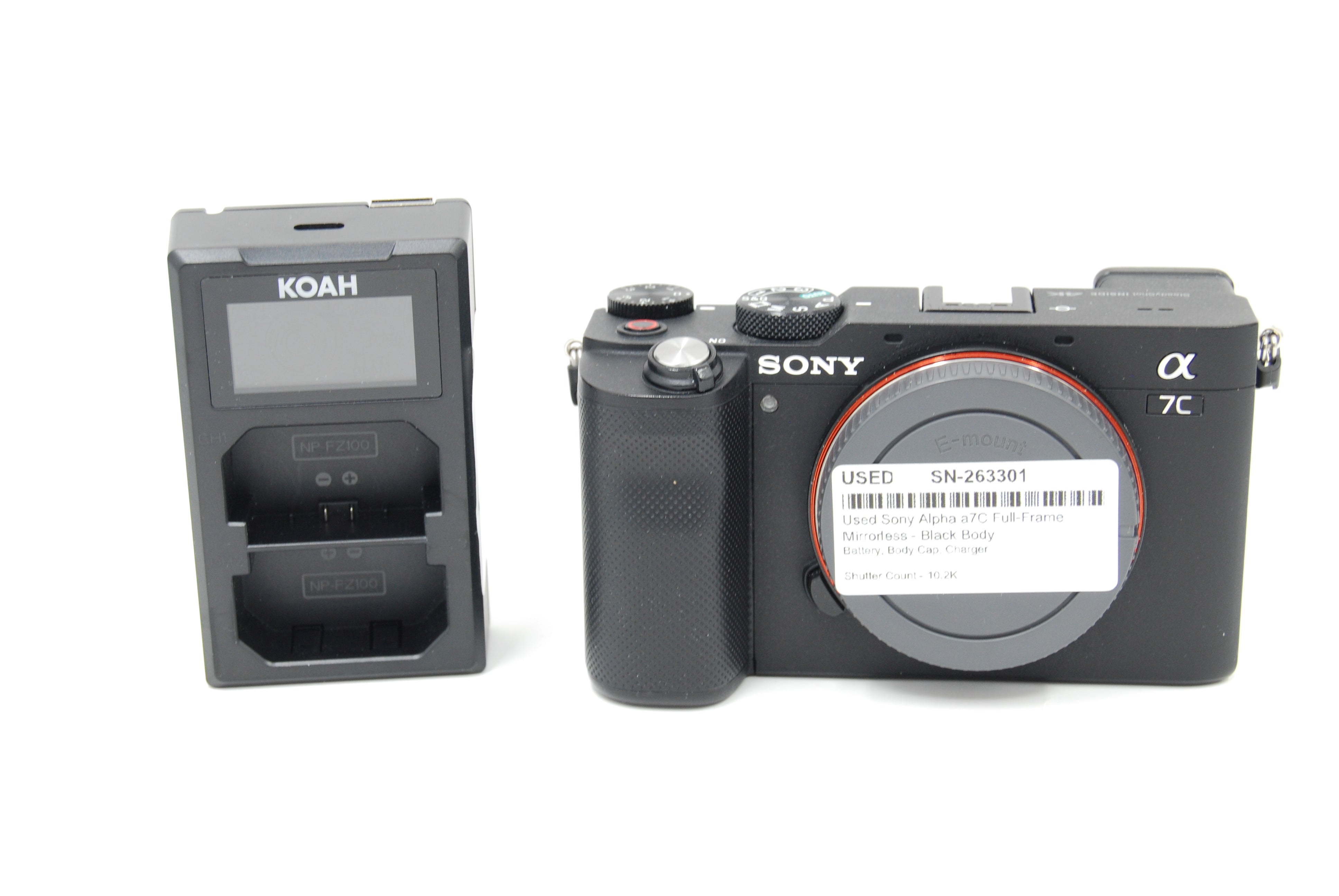 Used Sony Alpha a7C Full-Frame Mirrorless - Black Body