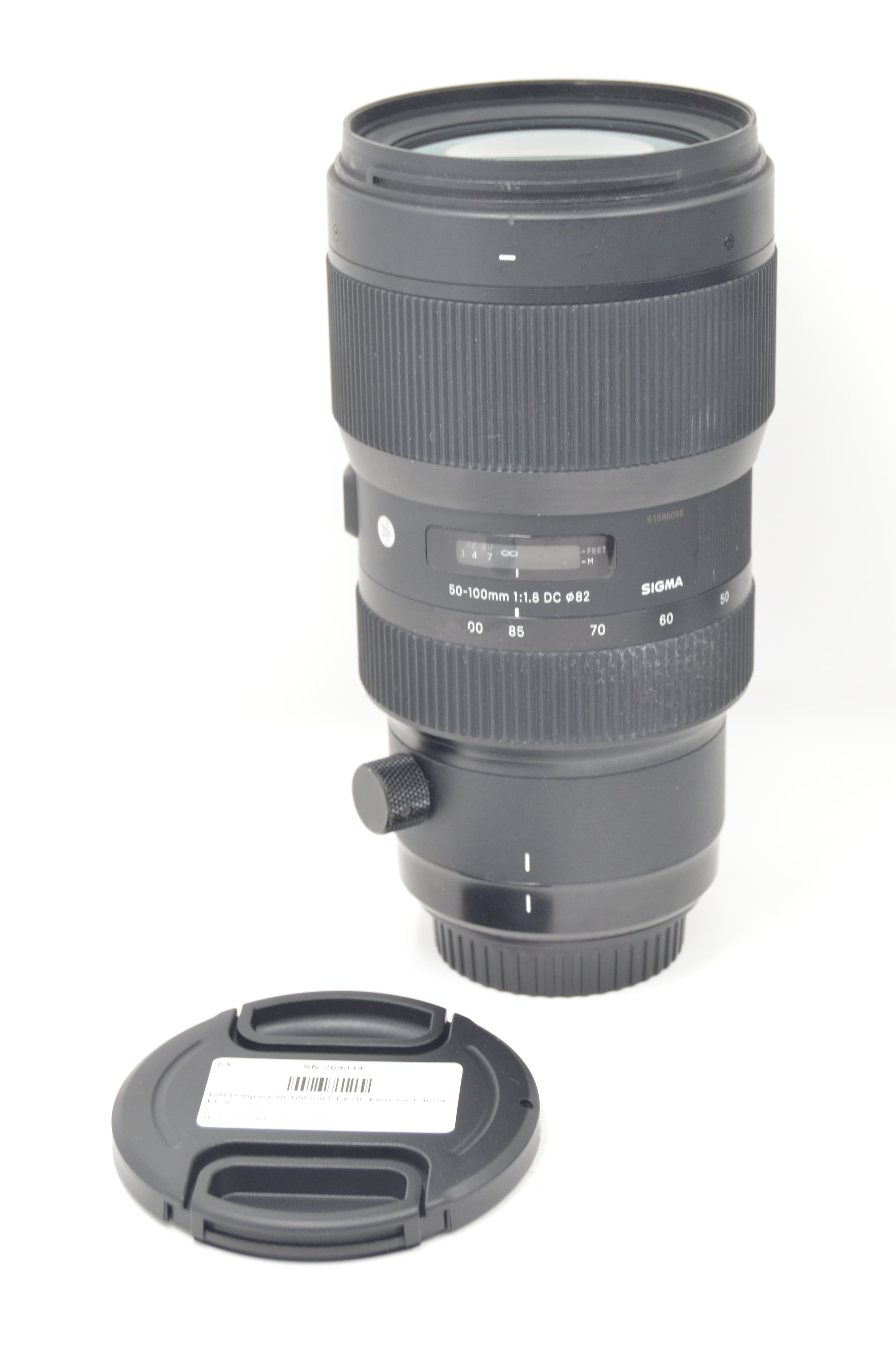 USED Sigma 50-100mm F1.8 DC Lens for Canon EF-S